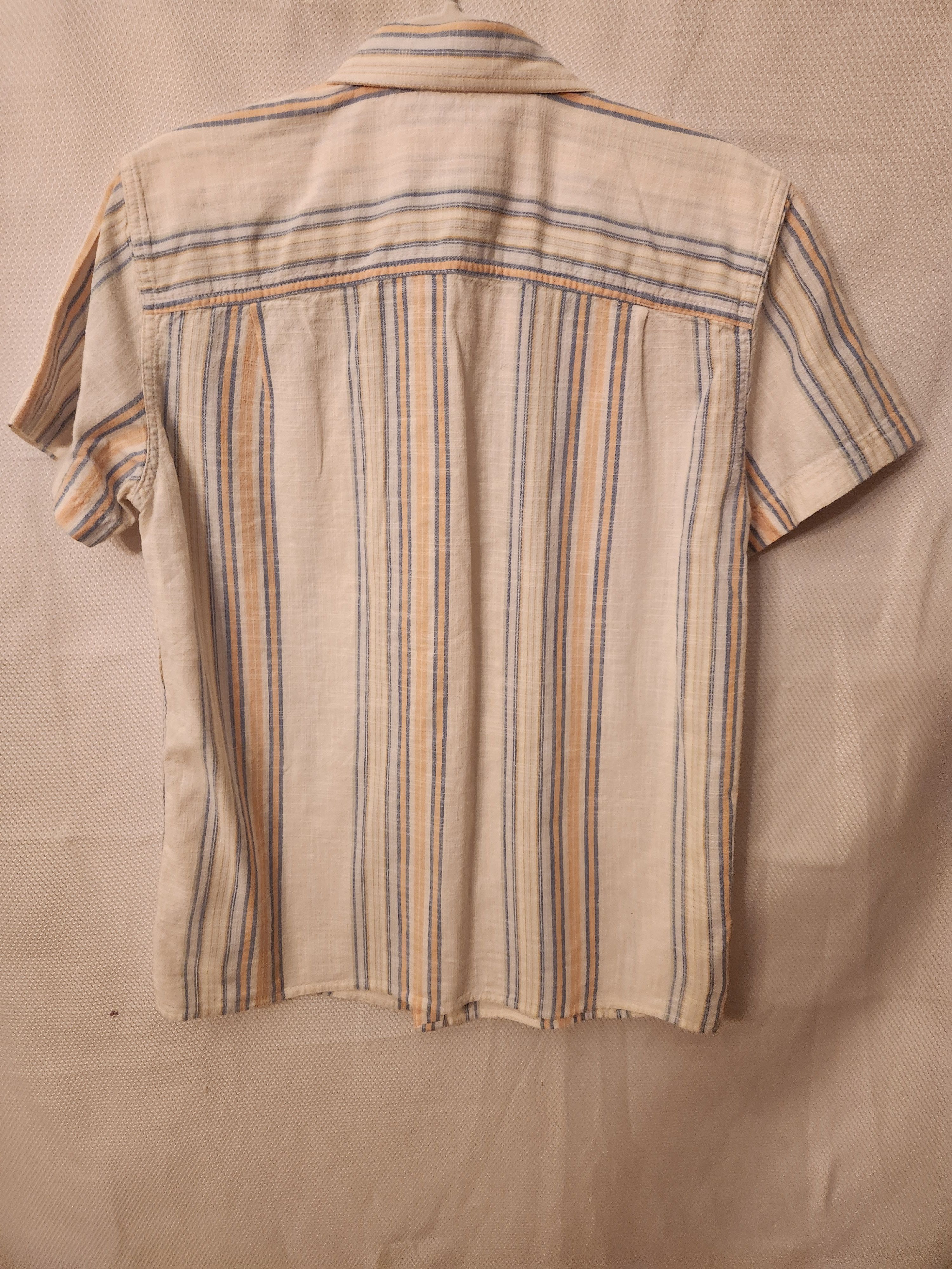 American Eagle Outfitters Vintage 100% Cotton Men's Striped Short Sleeve Shirt Size US XS / EU 42 / 0 - 2 Thumbnail