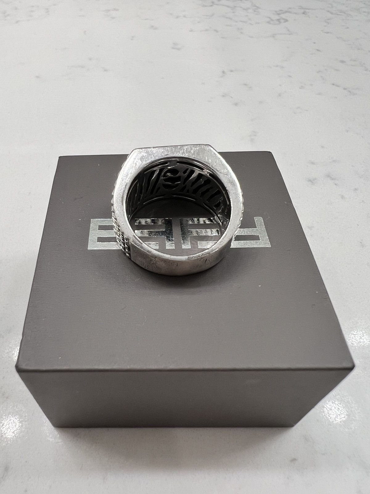 Designer × Jewelry Effy 925 Sterling Silver & Onyx Statement Ring Size ONE SIZE - 3 Thumbnail