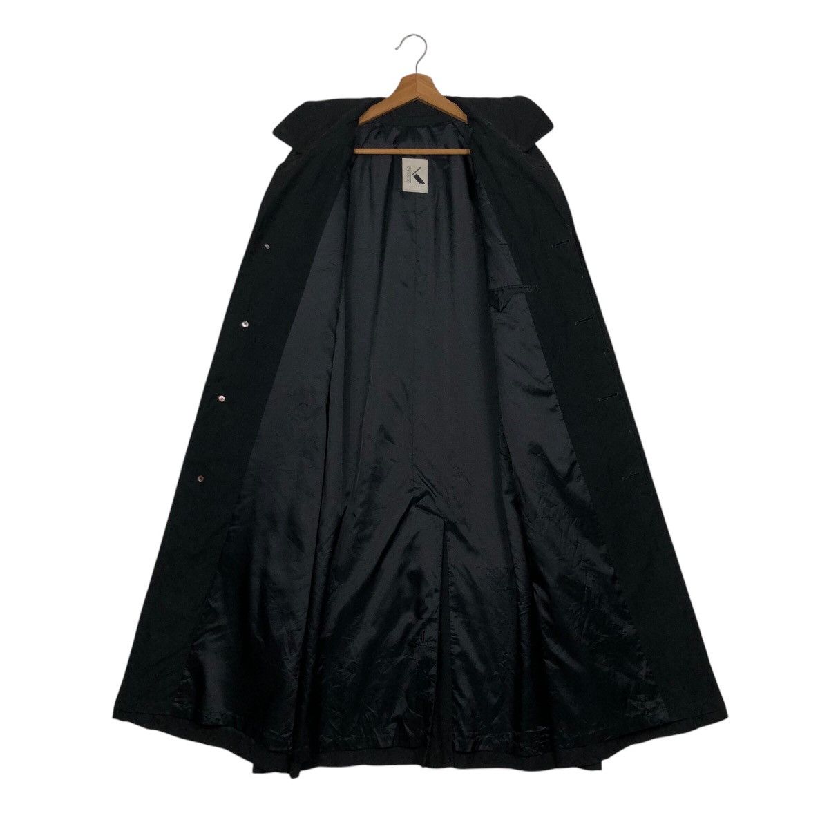 Issey Miyake 📌Rich Black - Vintage Long Jacket Of Krizia Japan Made Size US M / EU 48-50 / 2 - 15 Thumbnail
