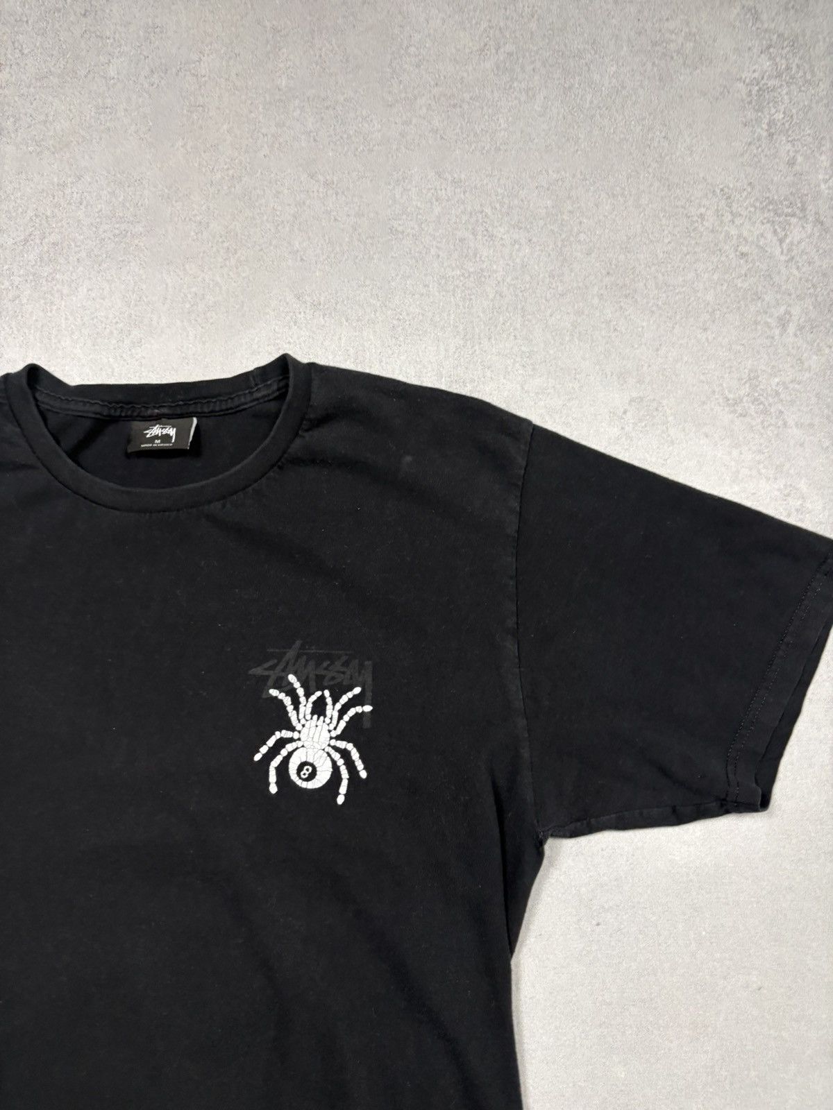 Stussy Stussy 8 Ball Spider T Shirt Black Graphic Vintage Tee M Y2K Size US M / EU 48-50 / 2 - 11 Thumbnail