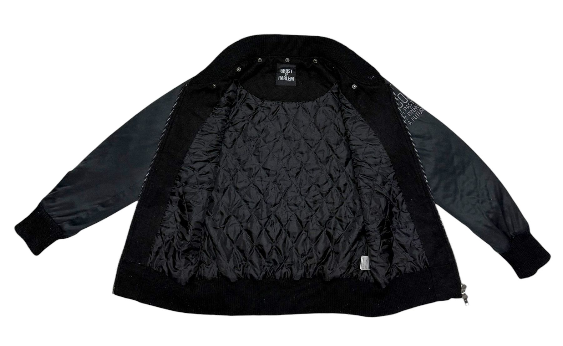 Japanese Brand Ghost Of Harlem Skull Wool Varsity Jacket Size US S / EU 44-46 / 1 - 9 Thumbnail