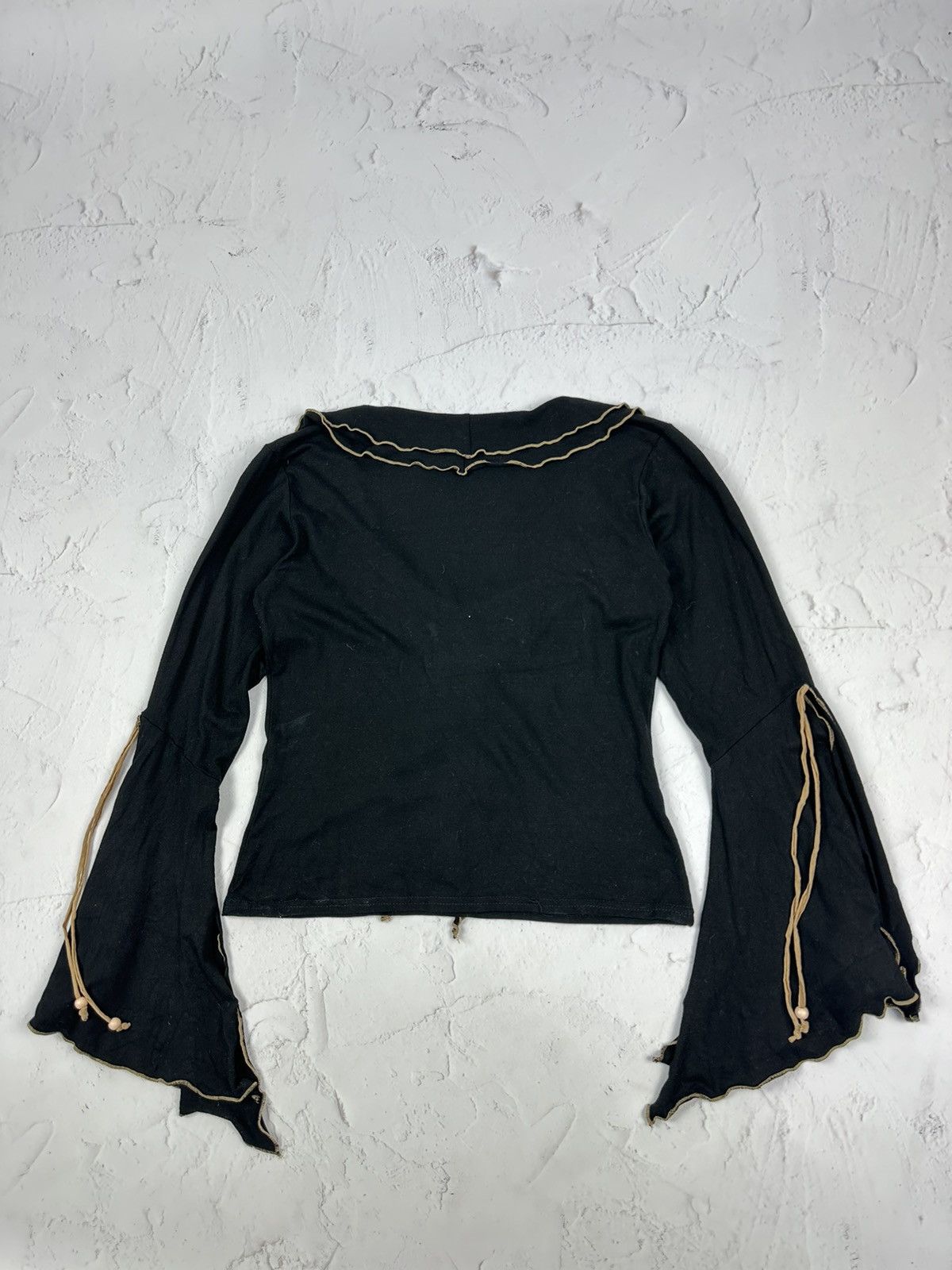 Vintage Vintage Flared Sleeve Black Sweater Size M / US 6-8 / IT 42-44 - 5 Thumbnail