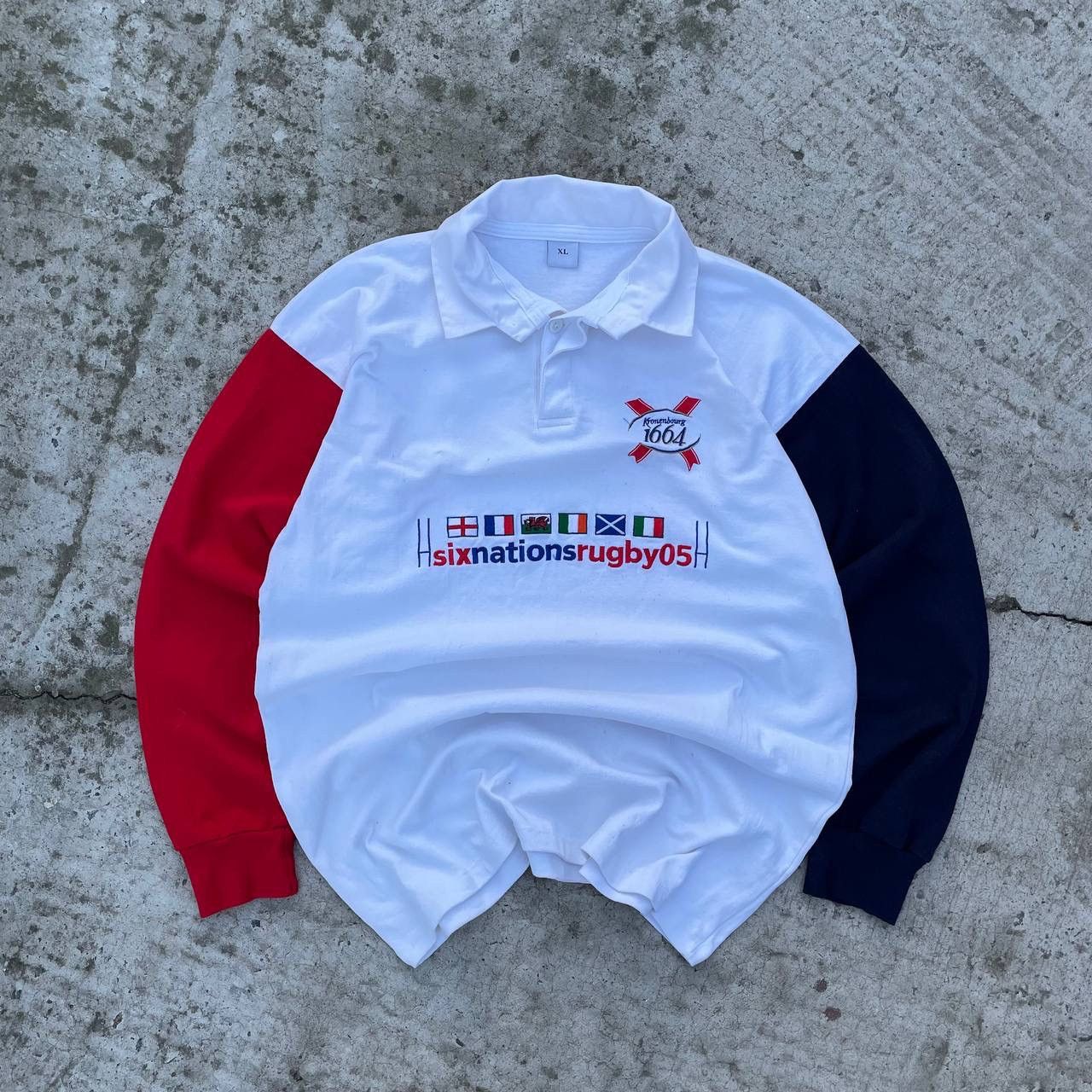 Rugby Ralph Lauren Vintage Japan Six Nation Rugby Long-sleeve T-shirts 2005 Y2K Size US L / EU 52-54 / 3 - 1 Thumbnail