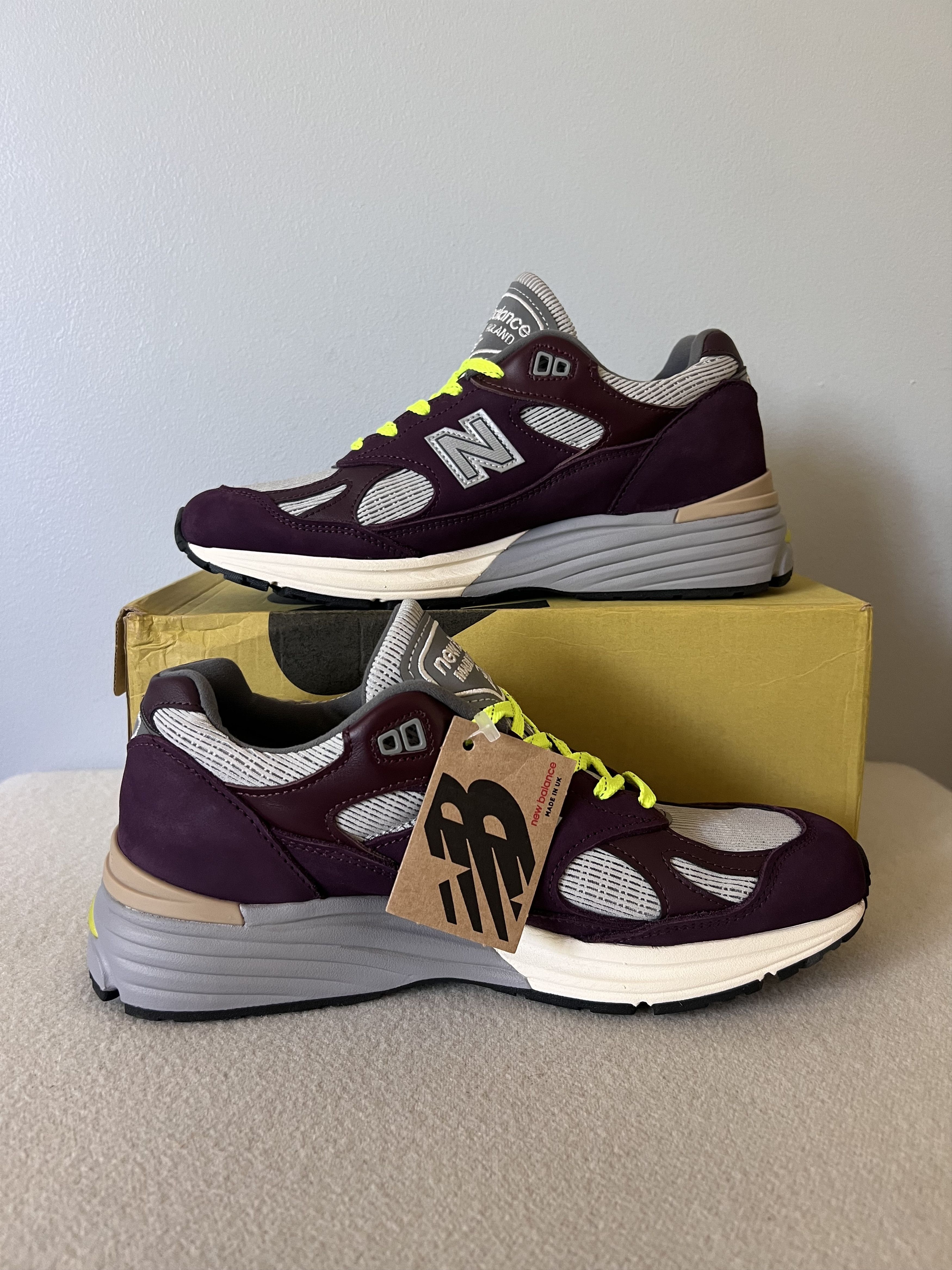 New Balance × Patta Patta New Balance 991v2 in Violet Pickled Beet Size US 7 / EU 40 - 3 Thumbnail