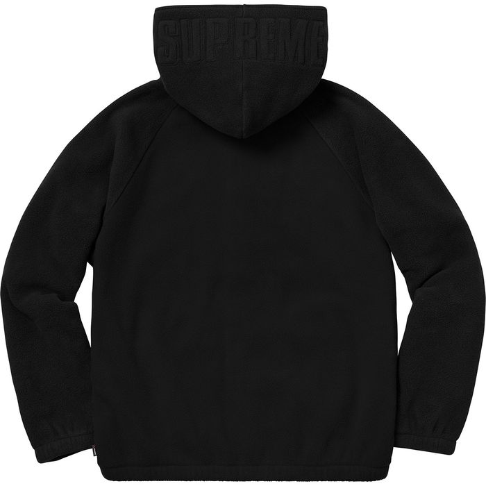 Supreme Supreme Polartec Hooded Raglan Jacket Black small | Grailed