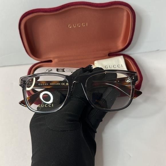 Gucci Auth - Gucci's GG0004ON soft lines across frames front.Iconi Size ONE SIZE - 13 Thumbnail