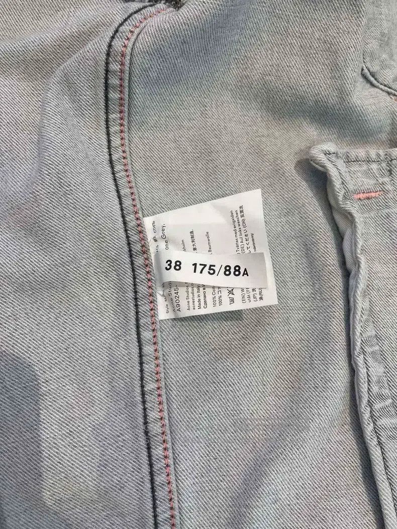 Acne Studios Acne Studios Blue denim jacket Size US XXS / EU 40 - 3 Thumbnail