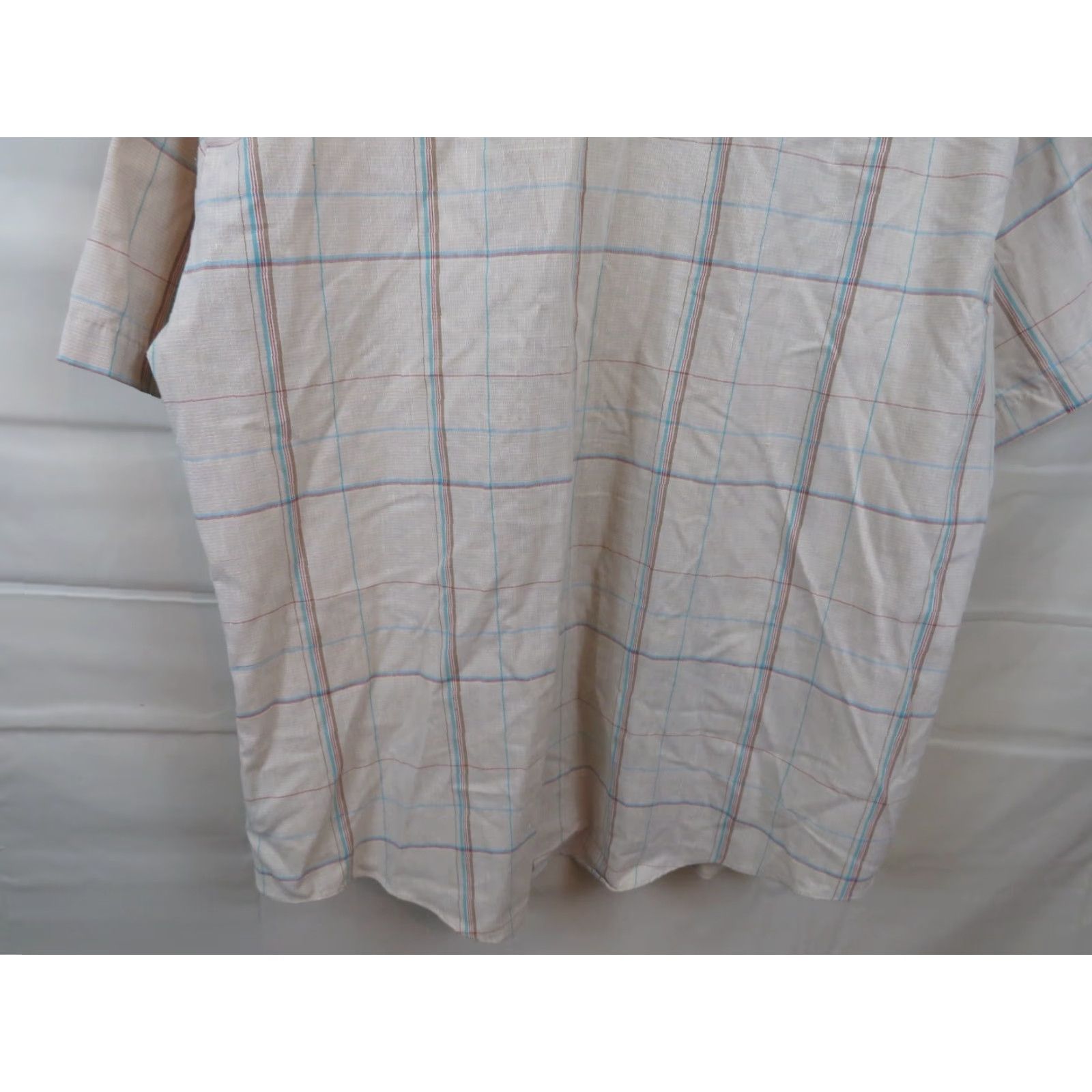 McGregor McGregor Button-Up Shirt XL Mens Plaid Multicolor Short Sleeve Button-Down Contemporary Size US XL / EU 56 / 4 - 7 Thumbnail