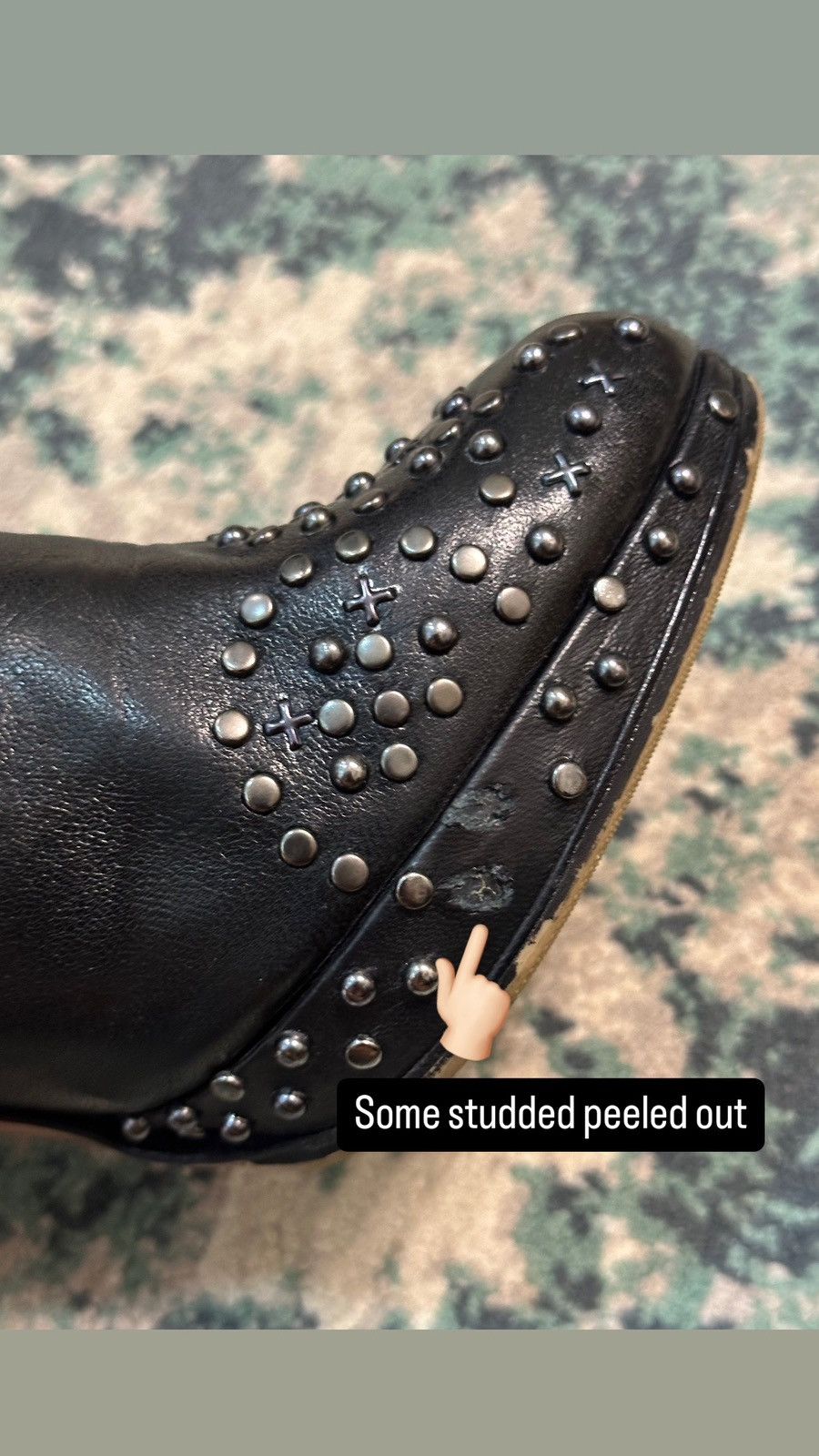 Alaia ALAÏA Leather Zipper Studded Accent Boots Size US 8.5 / IT 38.5 - 11 Thumbnail