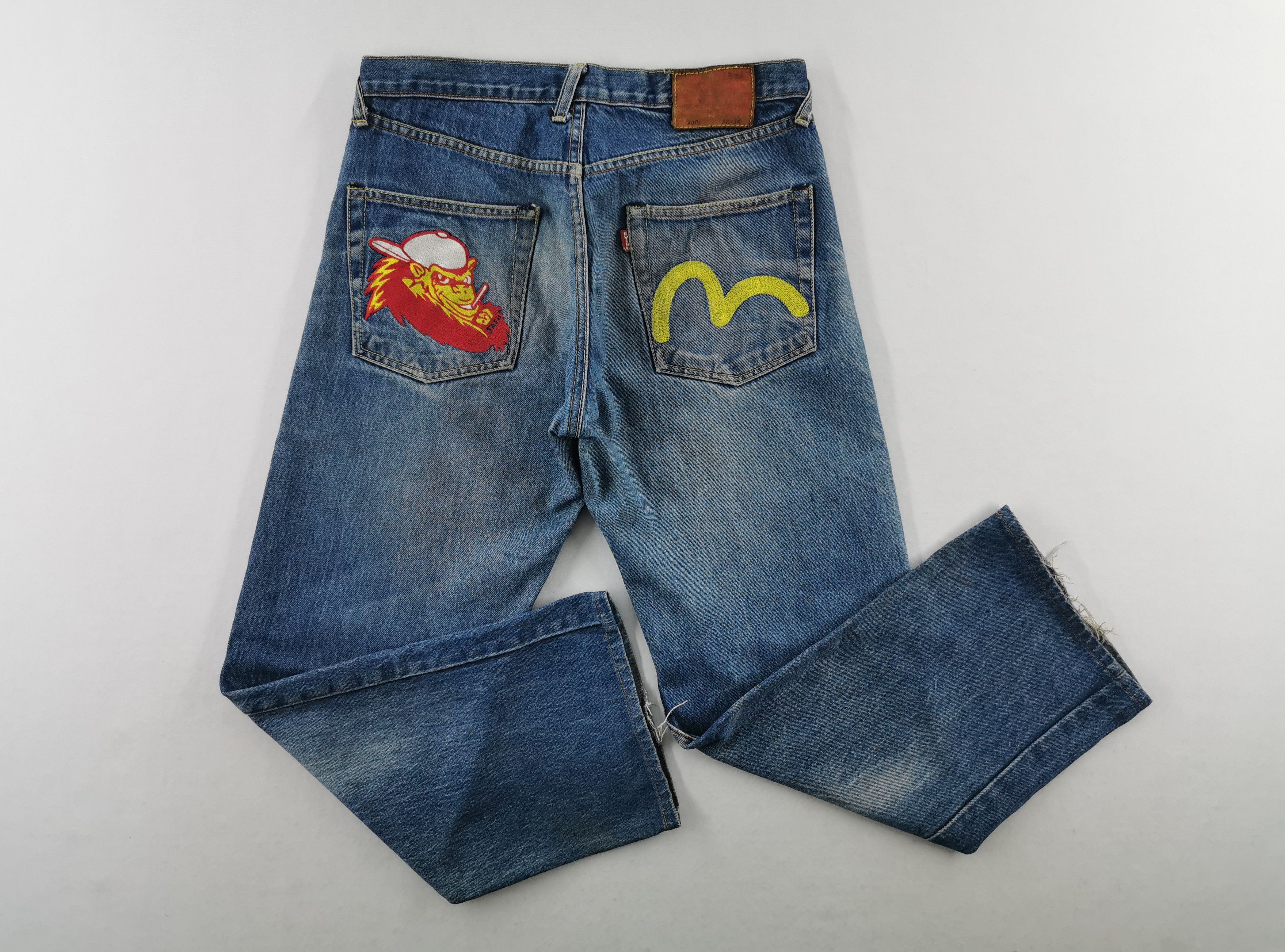 Evisu Vintage 90s Evisu Made In USA Denim Jeans Size 32 Size US 32 / EU 48 - 2 Thumbnail