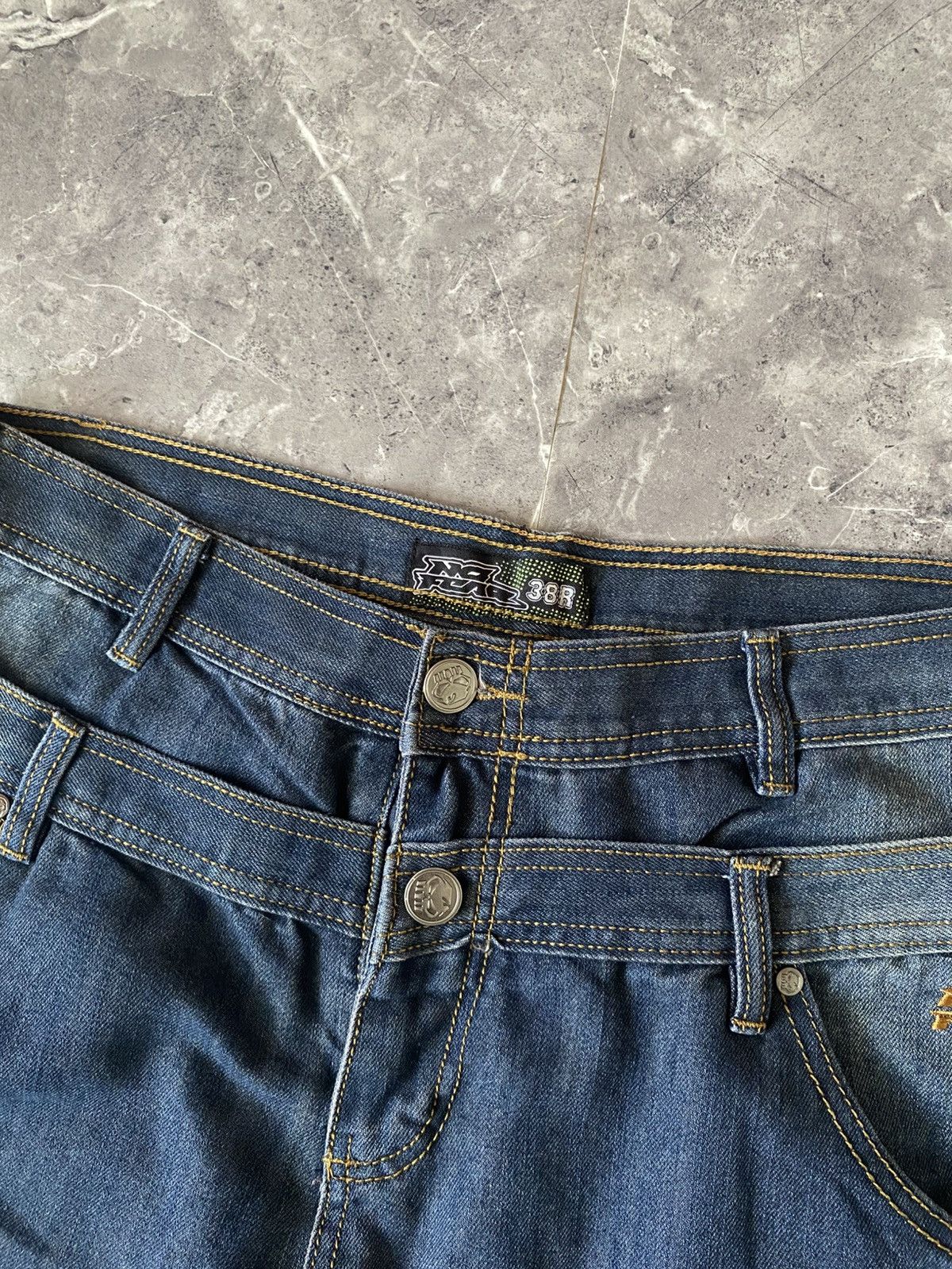 No Fear No Fear Jeans Vintage RAP Swag Acant garde Style y2k XL Size US 38 / EU 54 - 6 Thumbnail