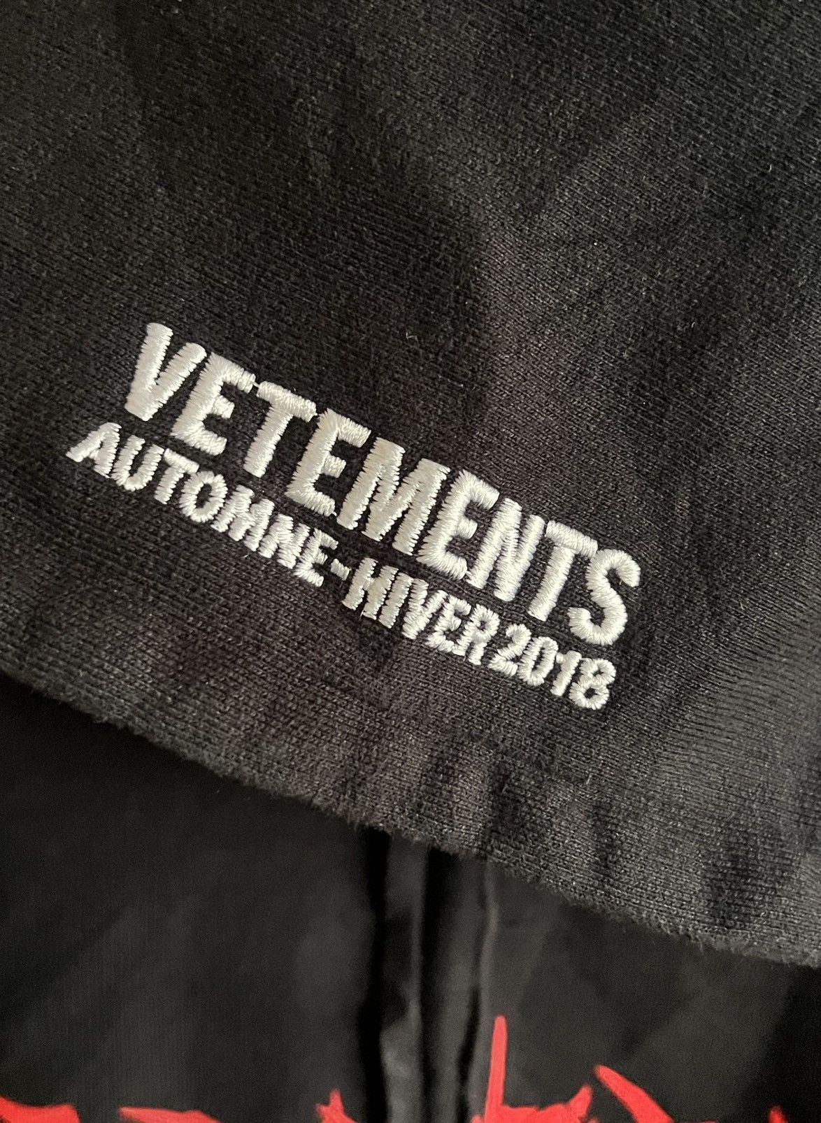 Vetements VETEMENTS THICK METAL TOUR HOODIE Size US XS / EU 42 / 0 - 11 Thumbnail