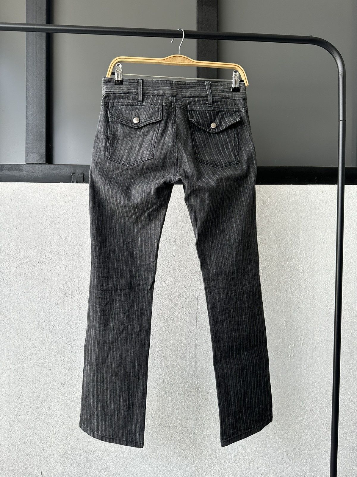 00's Katharine Hamnett 4 pocket Wabash stripe denim