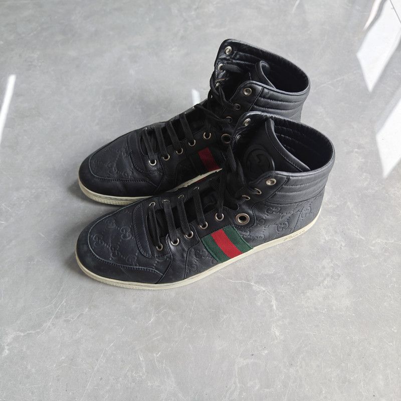 Gucci Gucci Casual Slip-Resistant Sneakers in Black Size US 10.5 / EU 43-44 - 1 Thumbnail