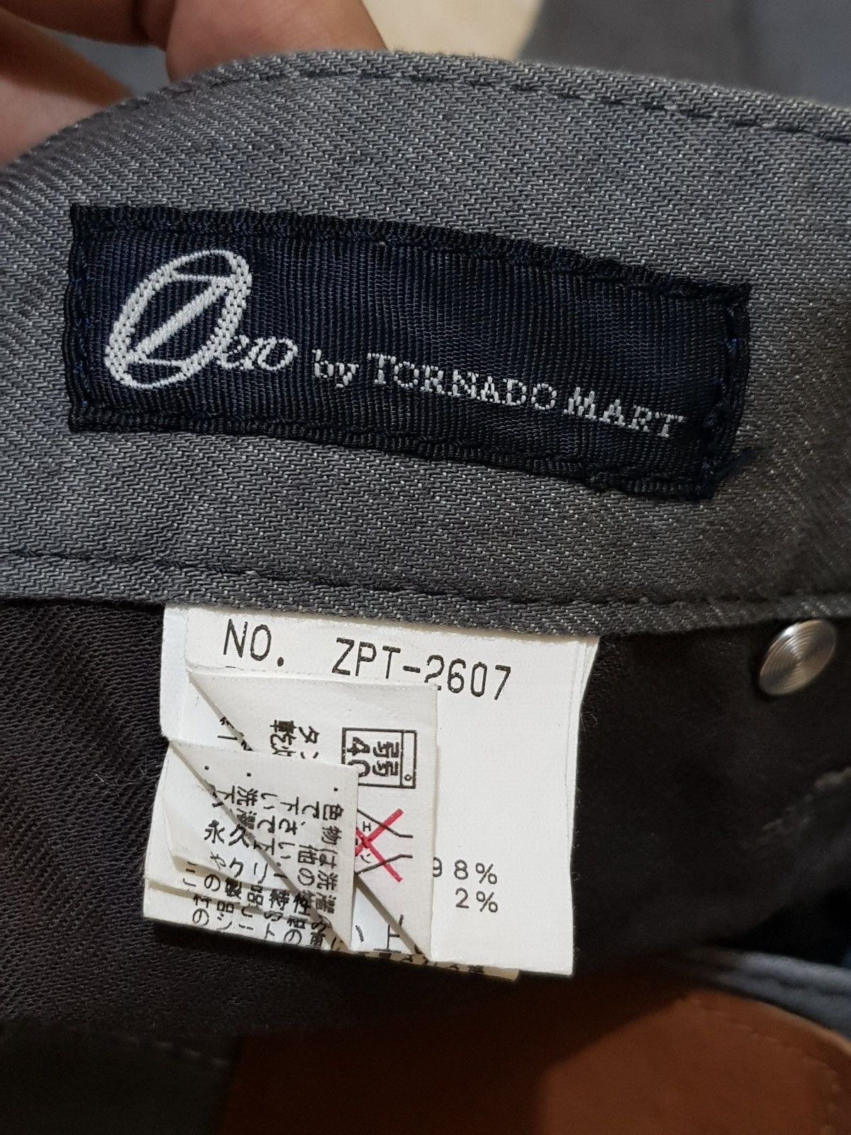 Japanese Brand Tornado mart jeans Size US 30 / EU 46 - 6 Thumbnail