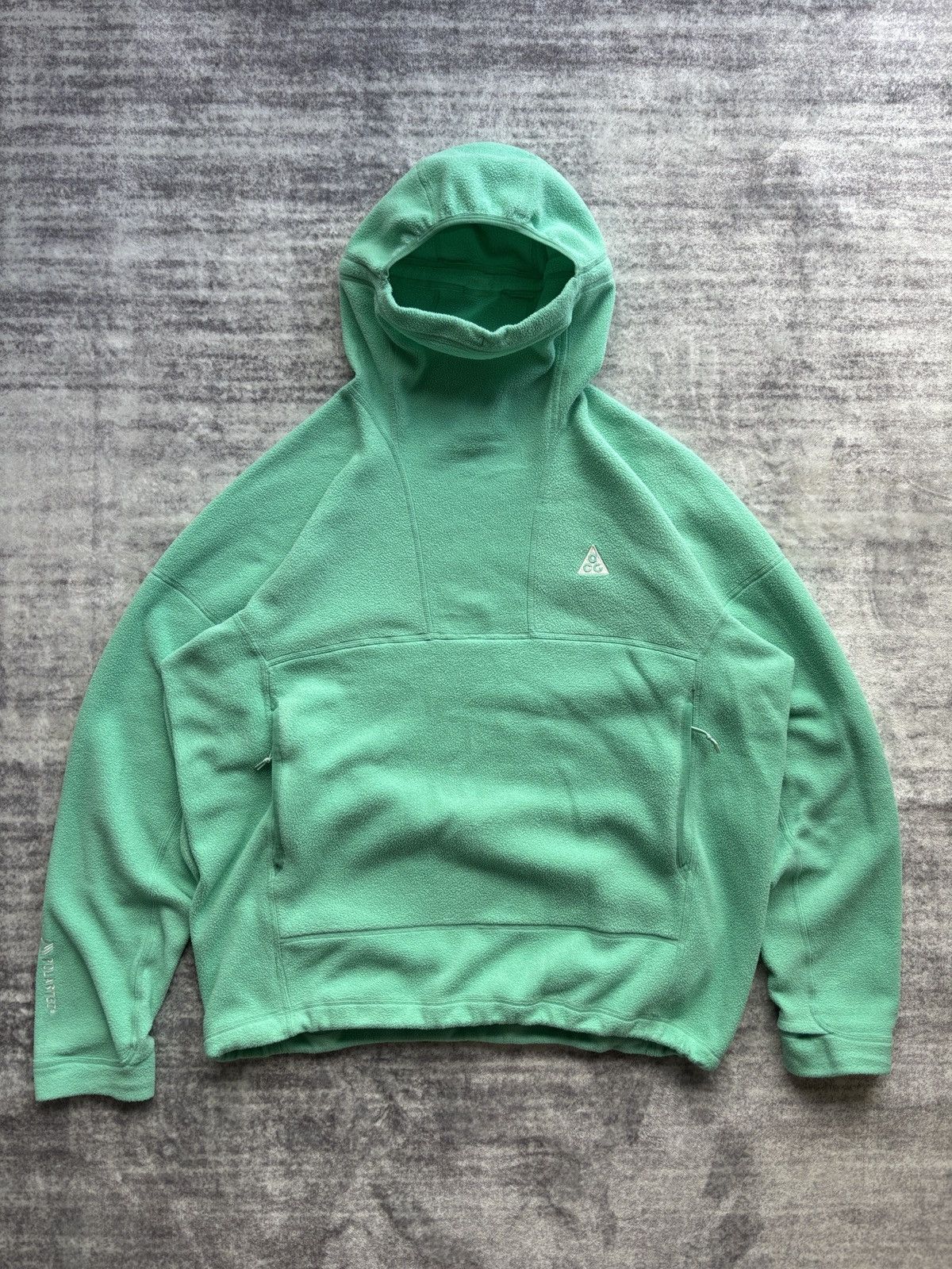 Nike ACG Nike ACG Polartec Wolf Tree Pullover Ninja Mask Hoodie Mint Size US L / EU 52-54 / 3 - 1 Thumbnail