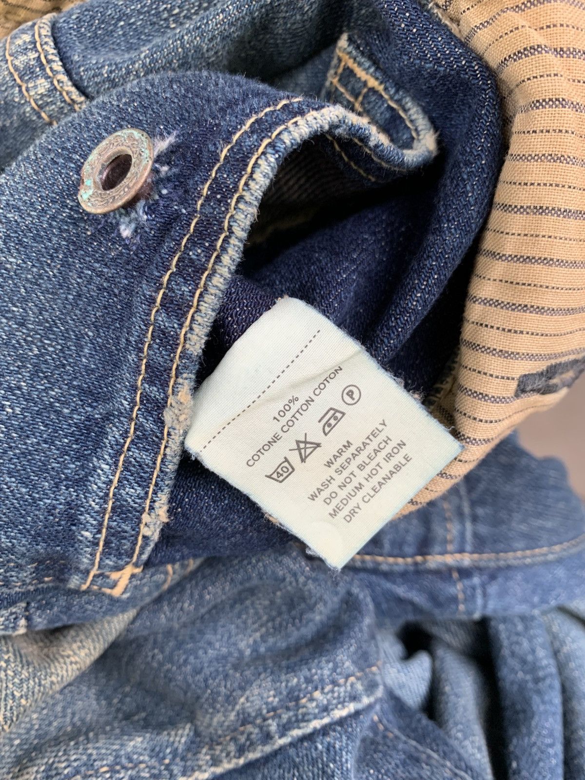 Kapital Kountry Kapital Kountry Miner Jeans with Suspenders Size US 30 / EU 46 - 7 Thumbnail
