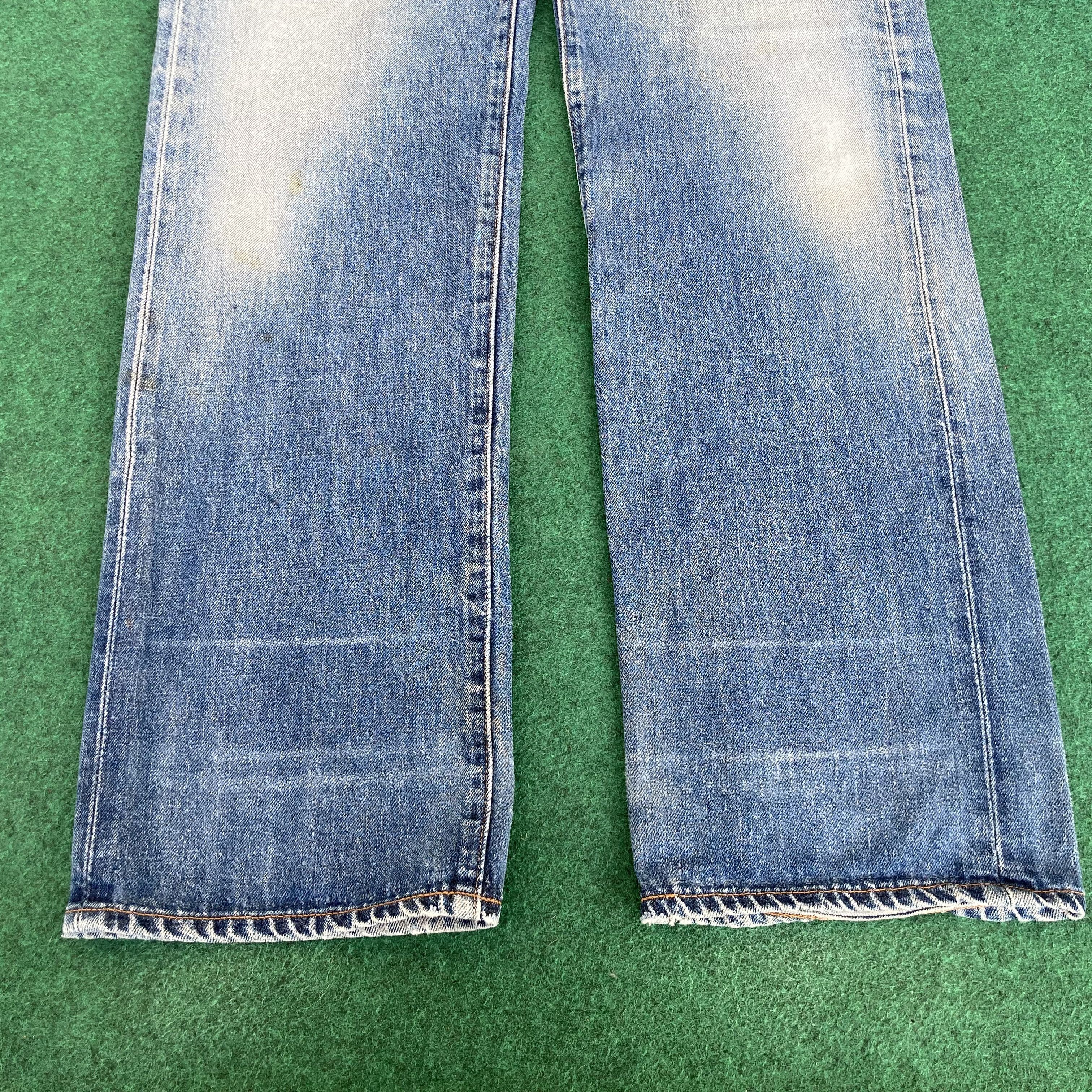 Levi's 28x33.5 Vtg Levis 504z Japan Big E Redline Selvedge Jeans Size US 28 / EU 44 - 11 Thumbnail