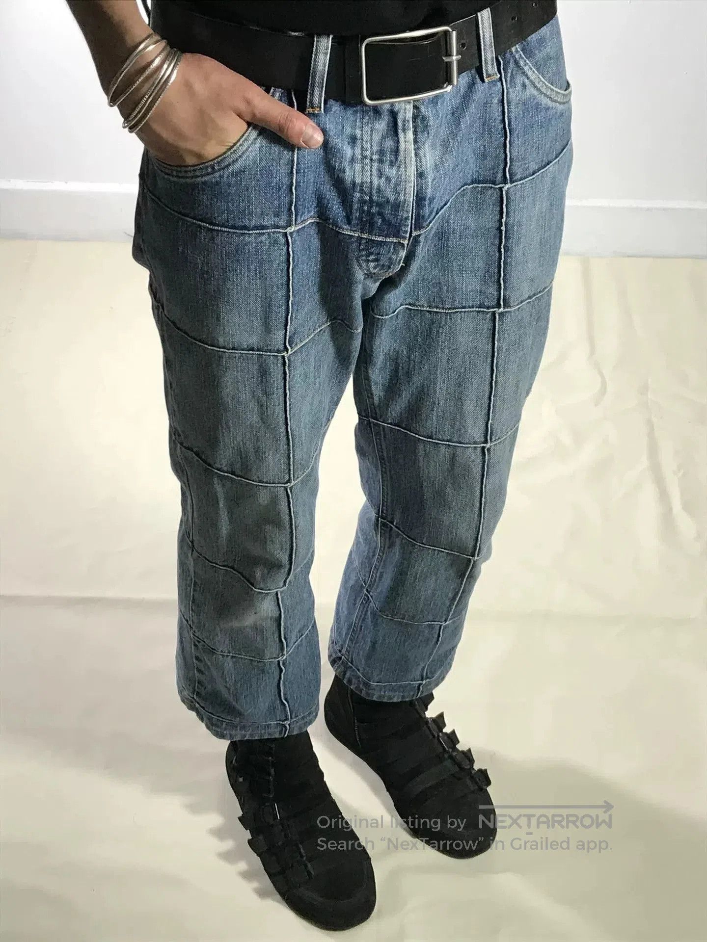 Maison Margiela Maison Martin Margiela Patchwork Denim Pants. Size US 32 / EU 48 - 4 Thumbnail