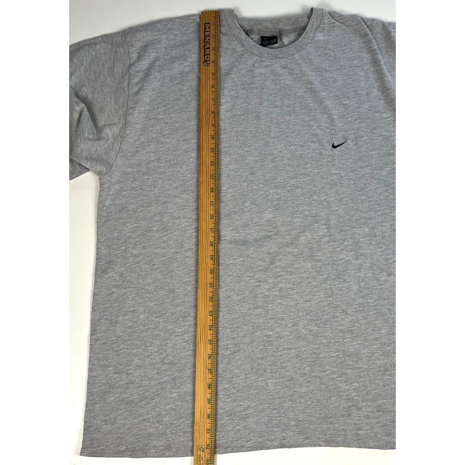 Nike Nike 2XL T-Shirt Men’s Vintage 90s Crew Neck Short Sleeve Gray Cotton Blend Logo Shirt Size US XXL / EU 58 / 5 - 7 Thumbnail