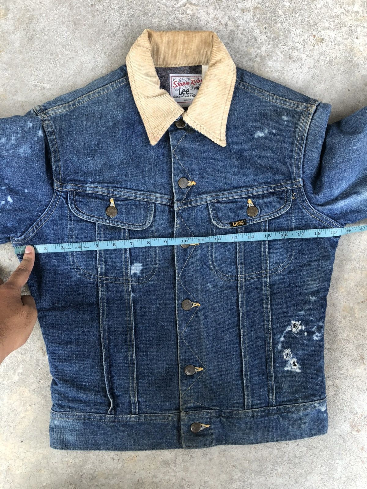 Lee Vintage 70’s Lee Storm Rider Blanked Lined Denim Jacket Size US S / EU 44-46 / 1 - 23 Thumbnail