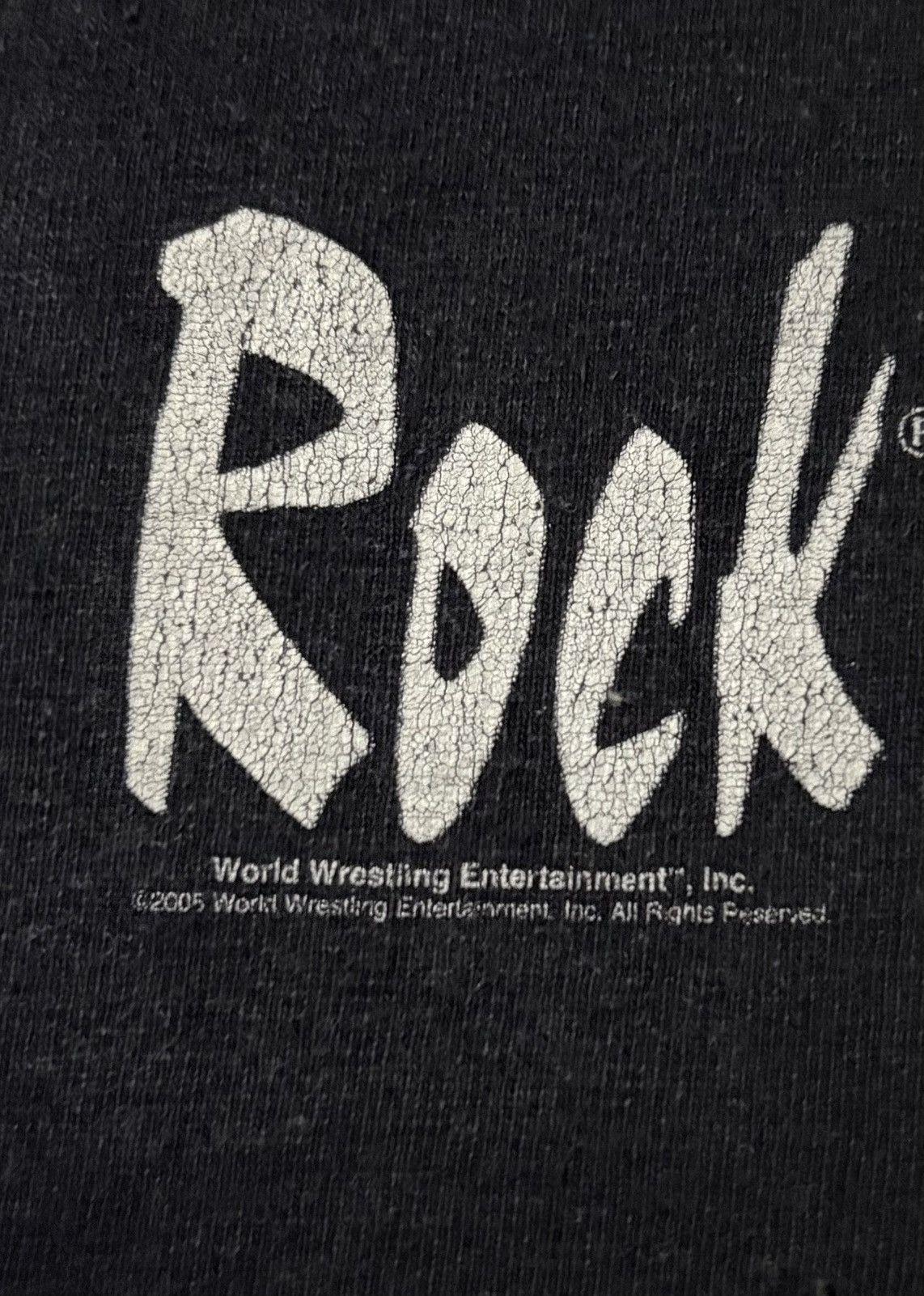 WWE 🔥RARE🔥🔥Vintage Y2k WWE The Rock Distressed Sleeveles Tee Size US L / EU 52-54 / 3 - 5 Thumbnail