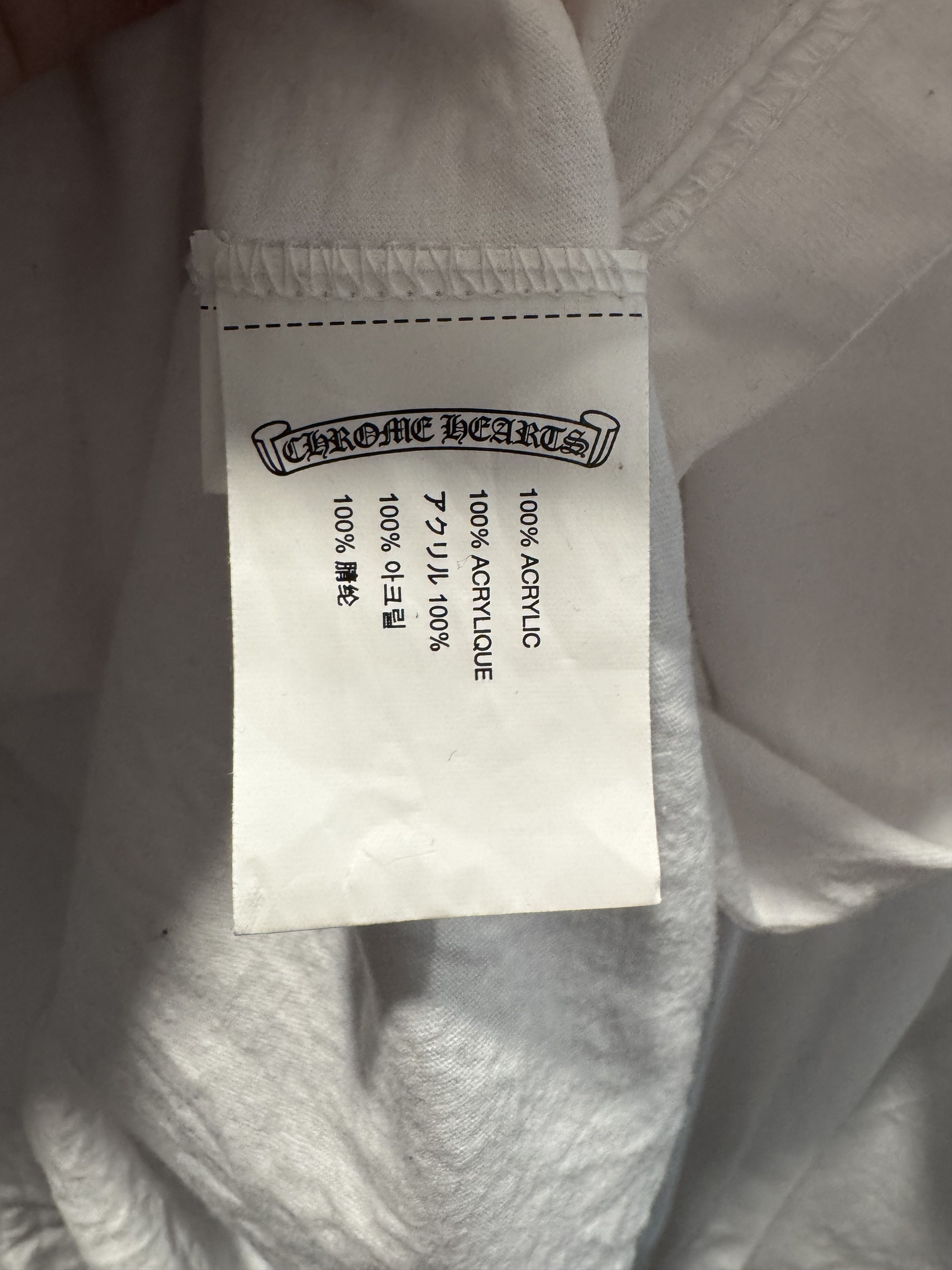 Chrome Hearts Chrome Hearts FOTI White L/S Size US XL / EU 56 / 4 - 8 Thumbnail