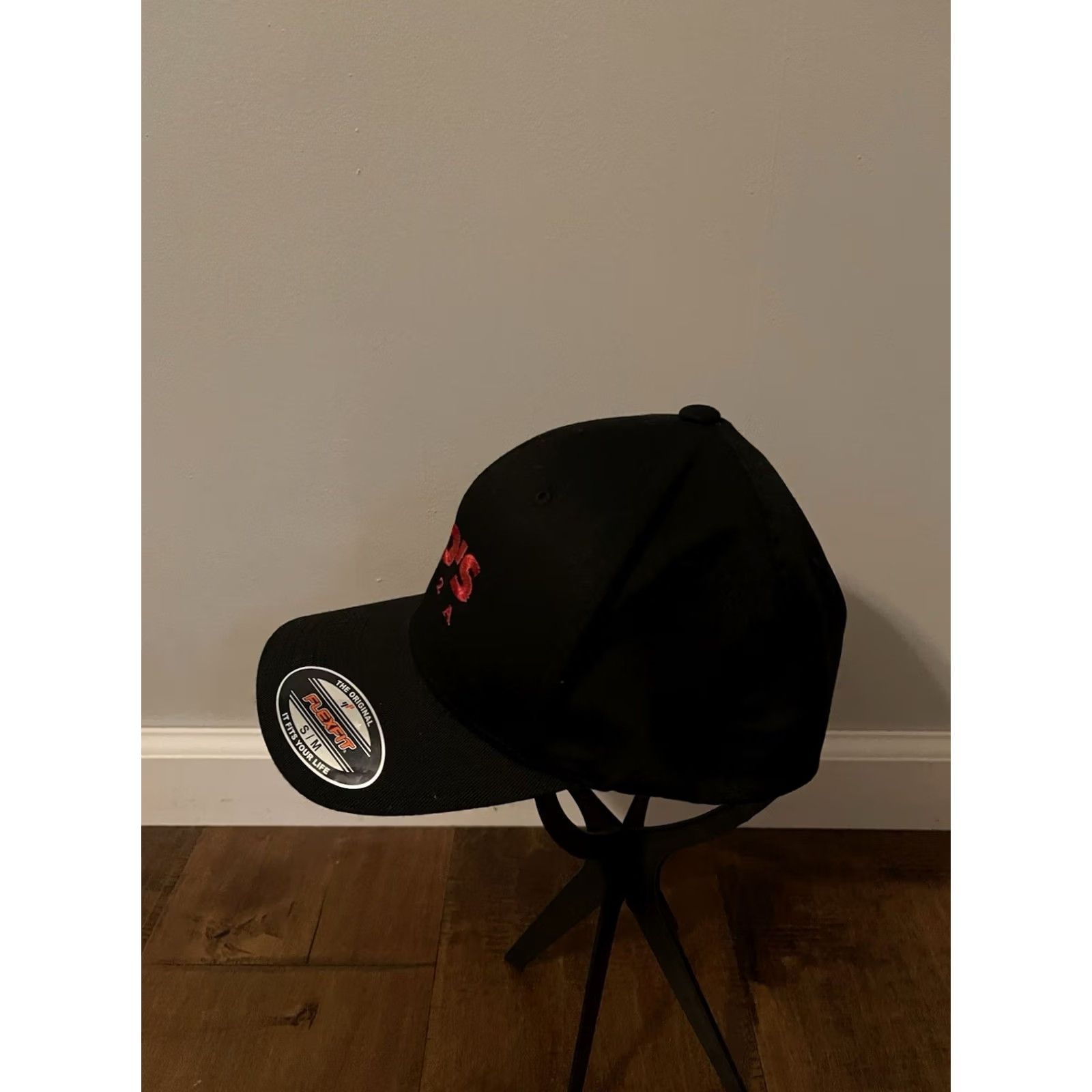 Vintage Flexfit Hat Mens S/M Black Imo Pizza Louis Missouri Cap Adult New Size ONE SIZE - 2 Thumbnail
