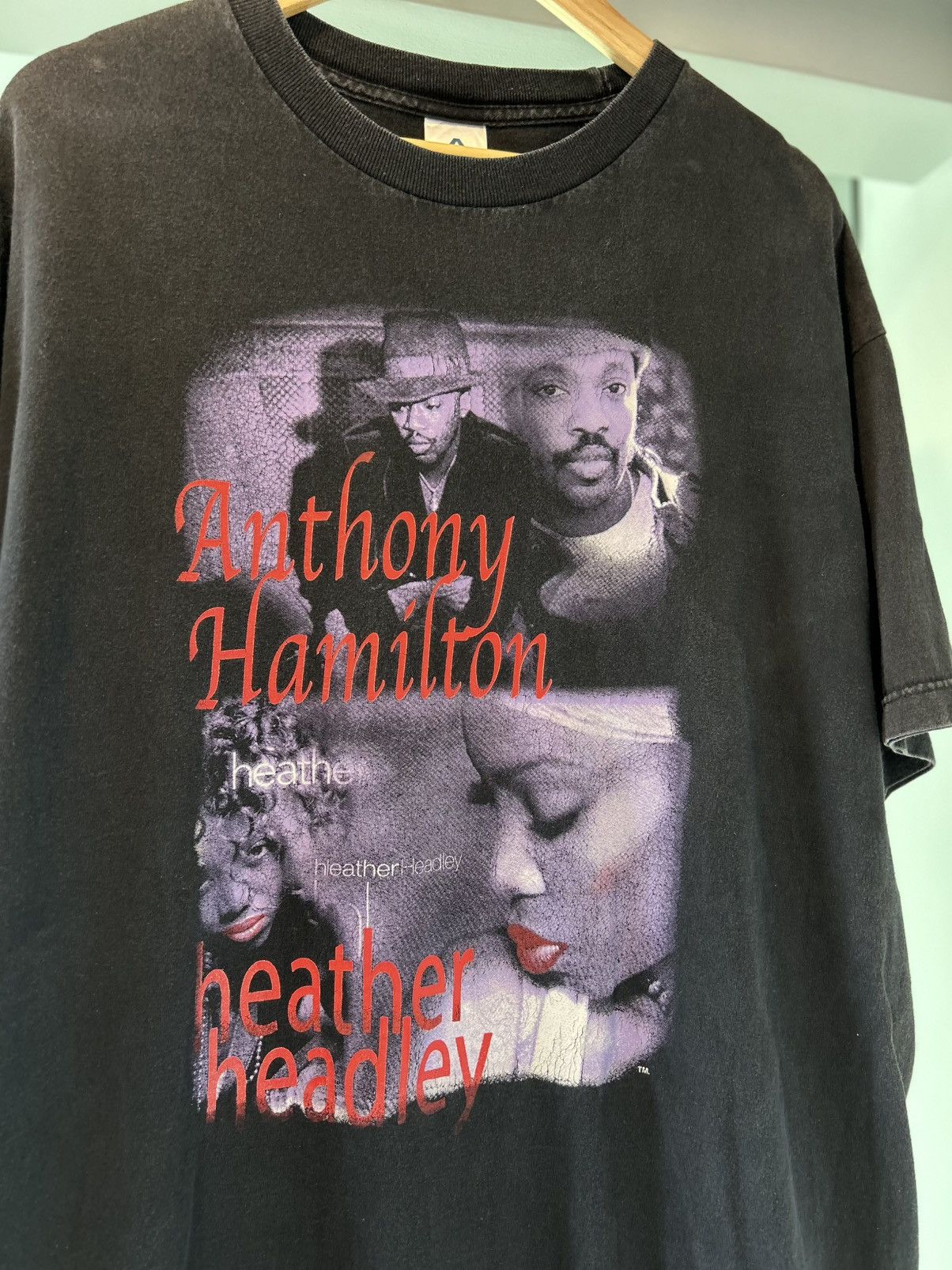 Band Tees Anthony Hamilton & Heather Headley Vintage 00’ Size US XL / EU 56 / 4 - 2 Thumbnail