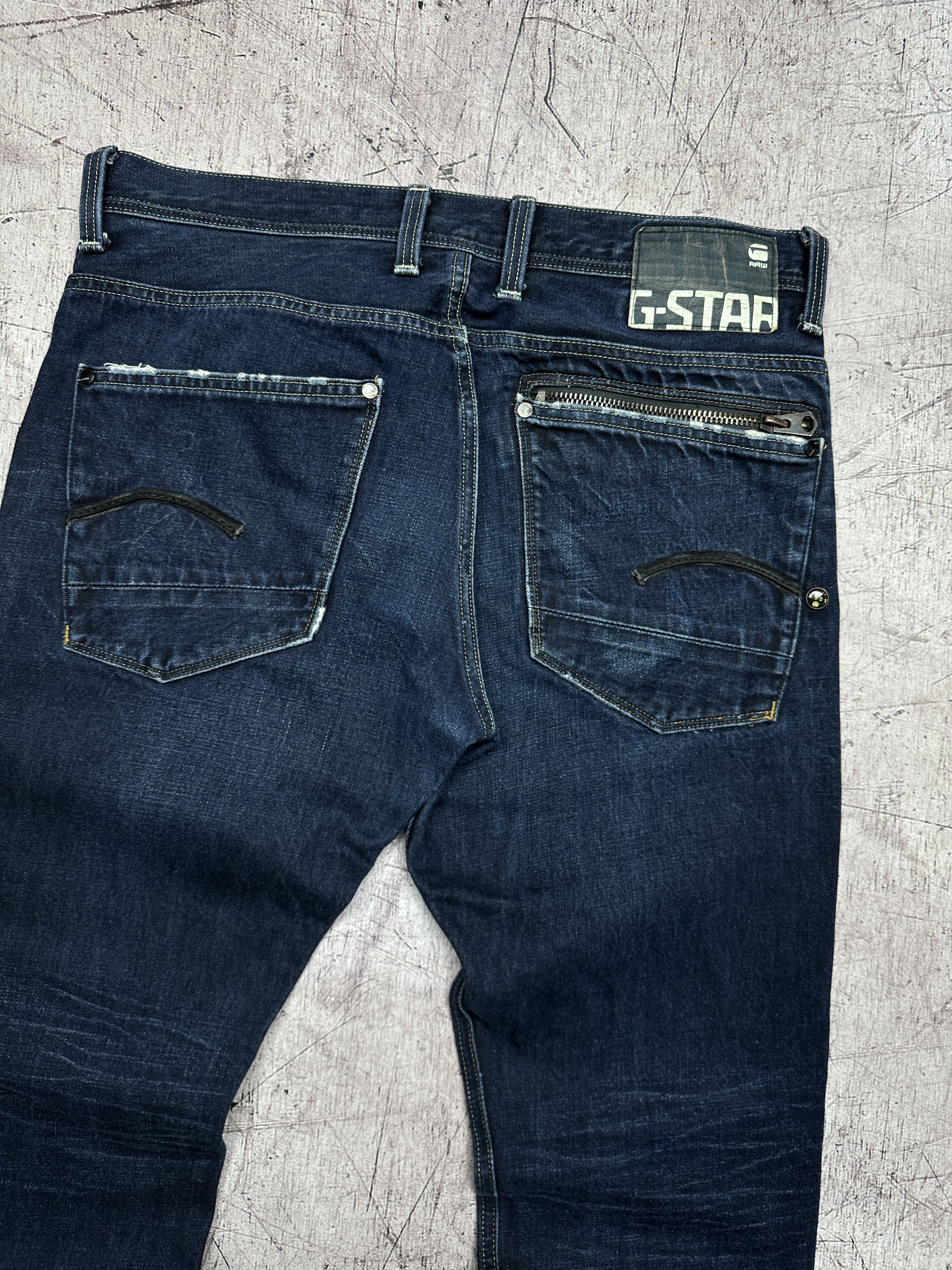 G-Star G Star Raw Mens Attacc Straight Denim Pants Jeans Size US 36 / EU 52 - 2 Thumbnail