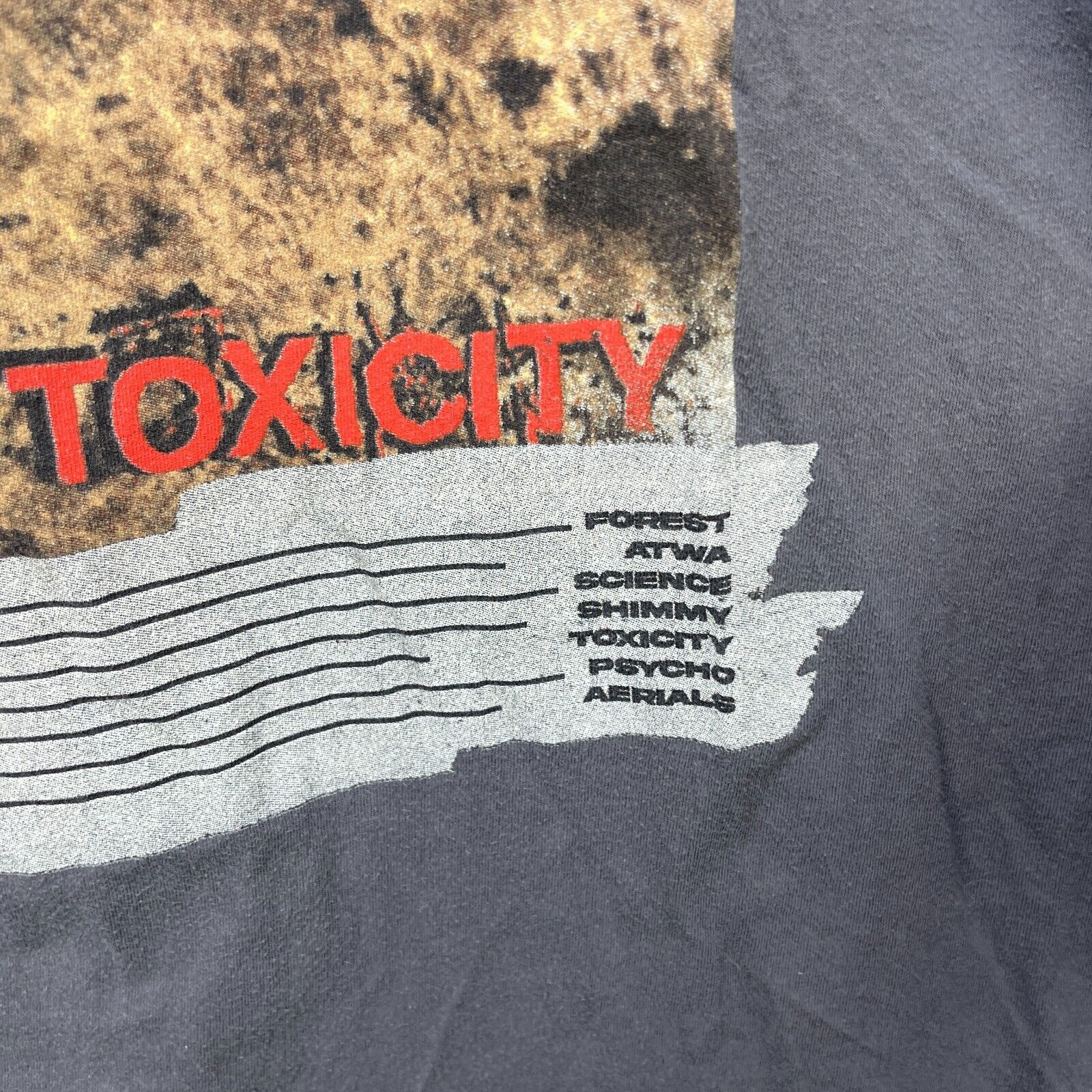 Vintage Vintage System of a Down Toxicity Y2K Band T Shirt Large Size US L / EU 52-54 / 3 - 6 Thumbnail