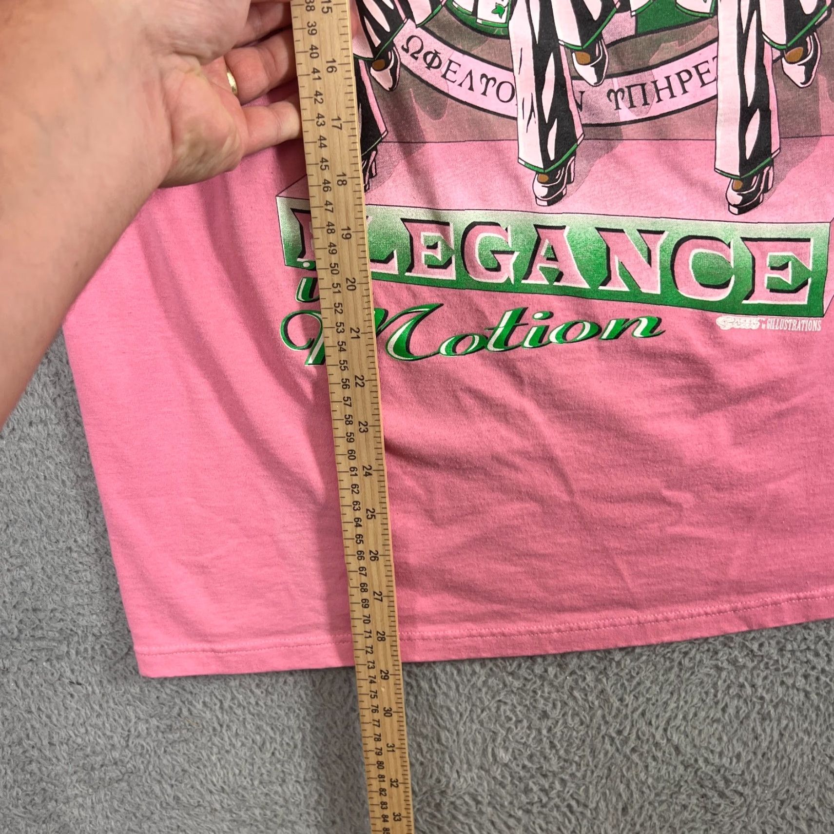 Vintage VINTAGE 90s Gillustrations Graphic T-Shirt Women L Pink Elegant Short Sleeve Basic Size L / US 10 / IT 46 - 5 Thumbnail