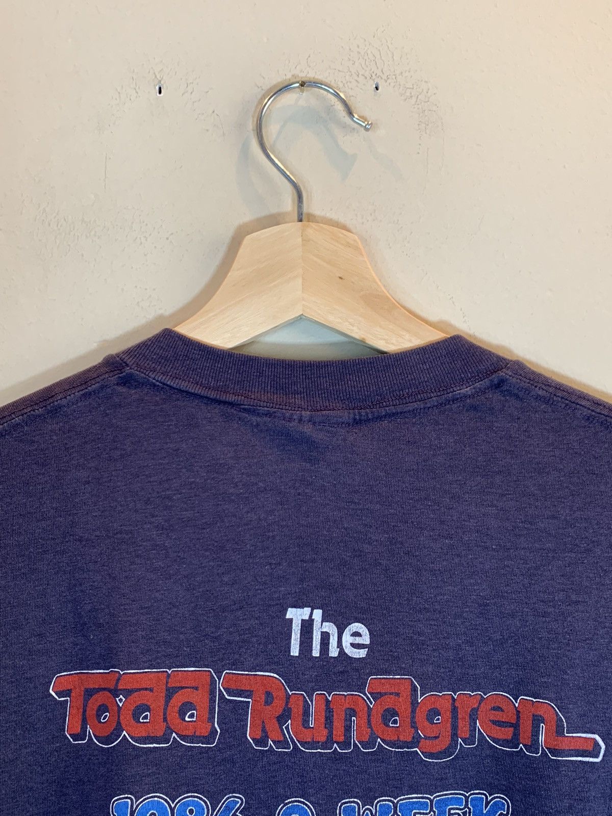 Band Tees × Vintage *RARE* Vintage 1986 Todd Rundgren Wonder Tour Art Band Shirt Size US XL / EU 56 / 4 - 9 Thumbnail