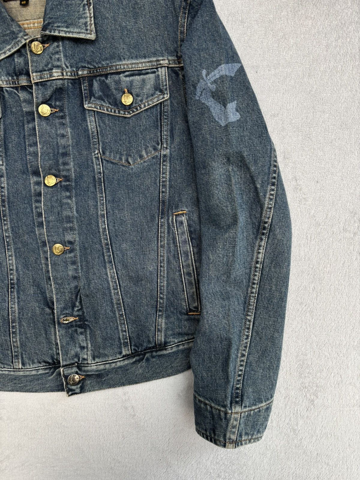 Vivienne Westwood A/W 1998 Vivienne Westwood Anglomania Trucker Denim Jacket Size US M / EU 48-50 / 2 - 3 Thumbnail