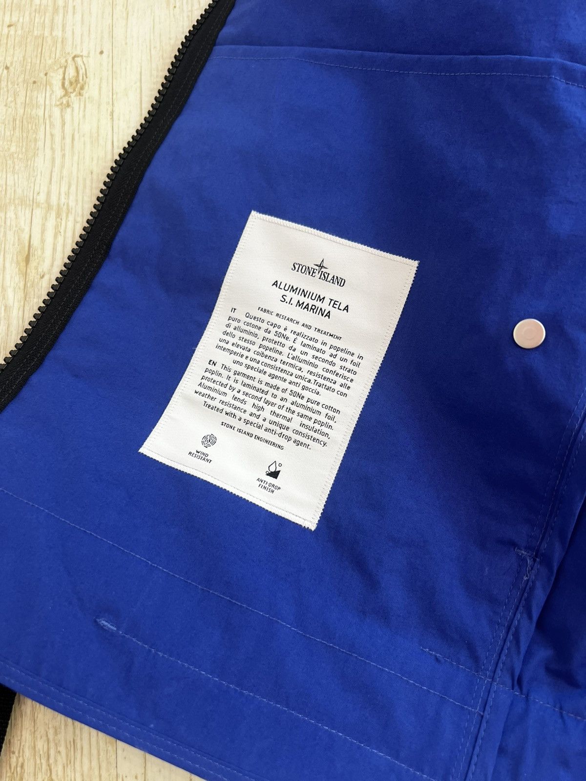 Stone Island Stone Island Marina Aluminium Tela Vest Size M Cotton New Size US M / EU 48-50 / 2 - 9 Thumbnail