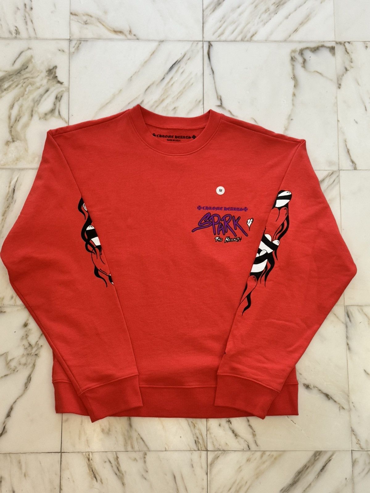 Chrome Hearts $725—>❗️READ DESC❗️Chrome Hearts Sadistic Crewneck Size US M / EU 48-50 / 2 - 1 Thumbnail