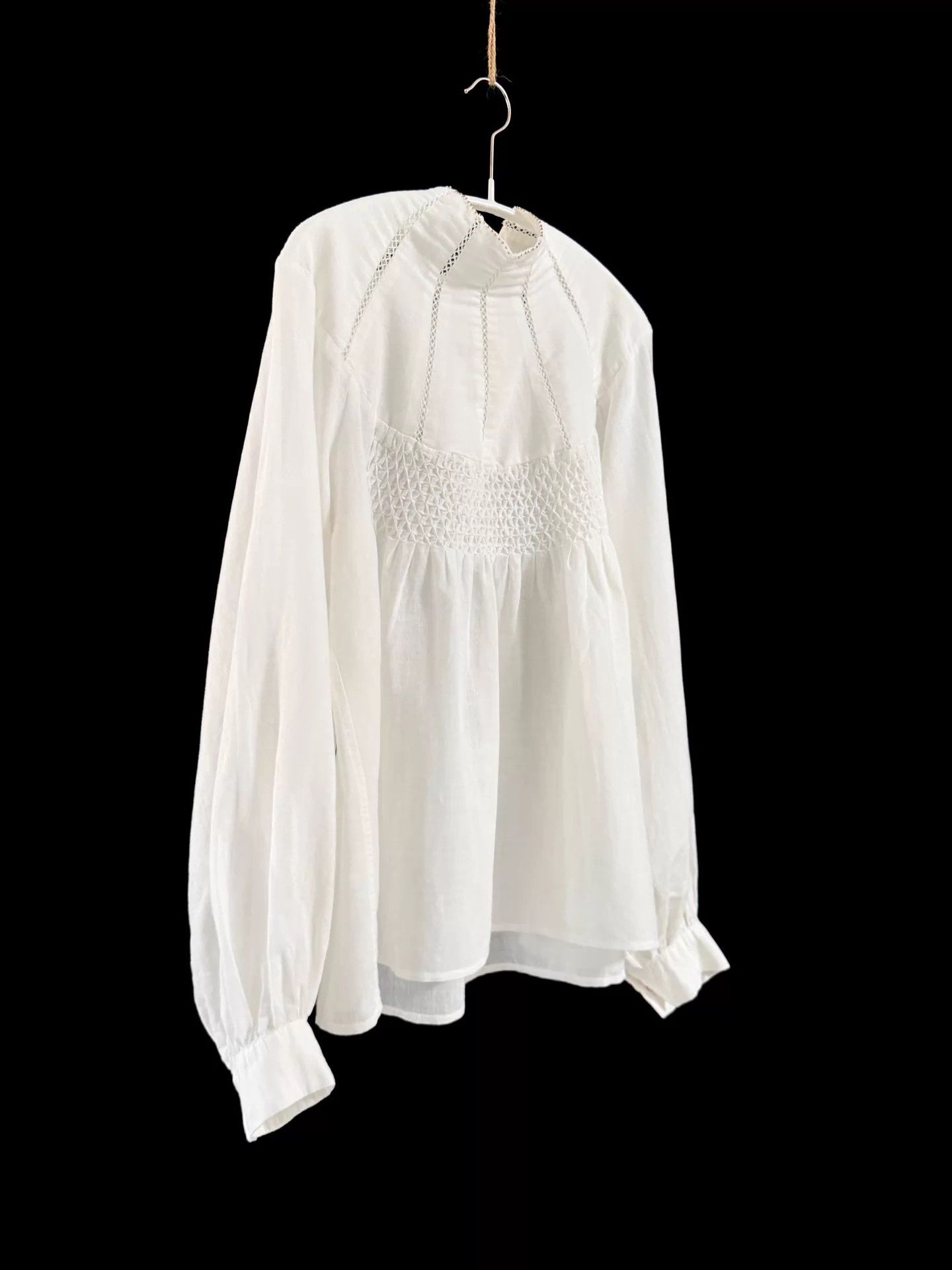 Kapital Kapital Linen-Cotton Origami Pleat White Vintage Shirt Size S / US 4 / IT 40 - 3 Thumbnail