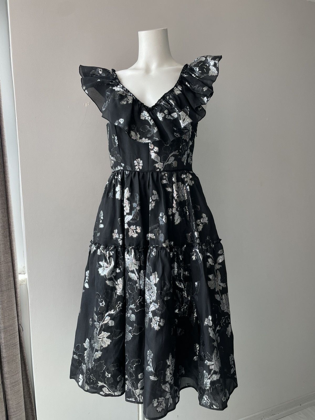 Vintage Machka silk dress Size M / US 6-8 / IT 42-44 - 9 Thumbnail