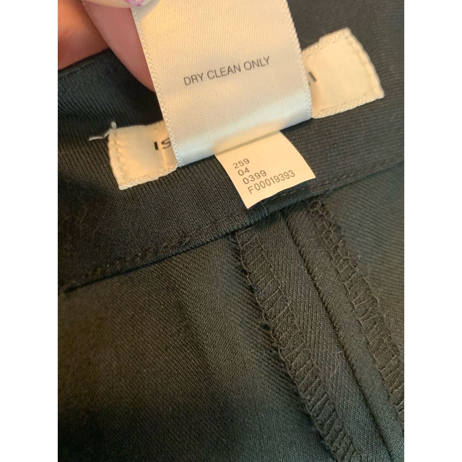 Isaac Mizrahi Isaac Mizrahi black wide leg dress tuxedo dress pants size 4 Size 27" / US 4 / IT 40 - 4 Thumbnail
