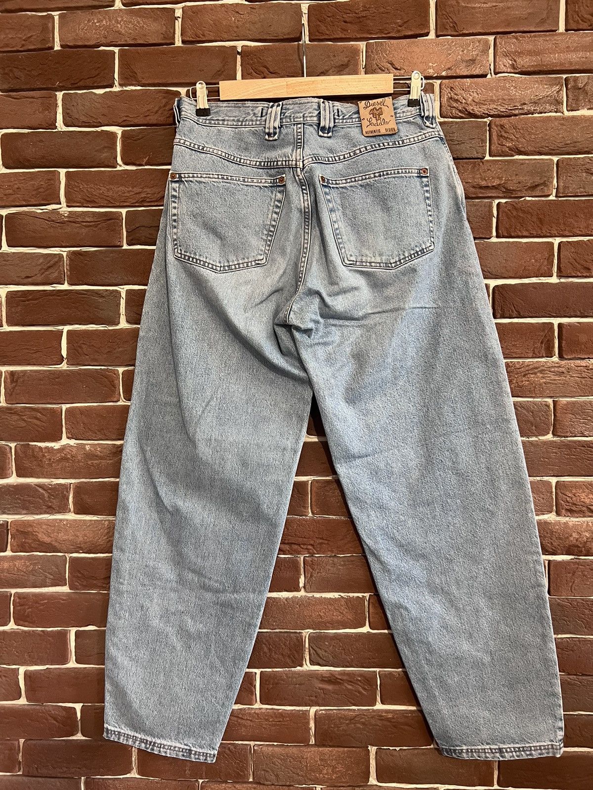 Diesel Vintage 90s Diesel Baggy Skate Denim Pant Perfect Blue Hype Size US 34 / EU 50 - 2 Thumbnail