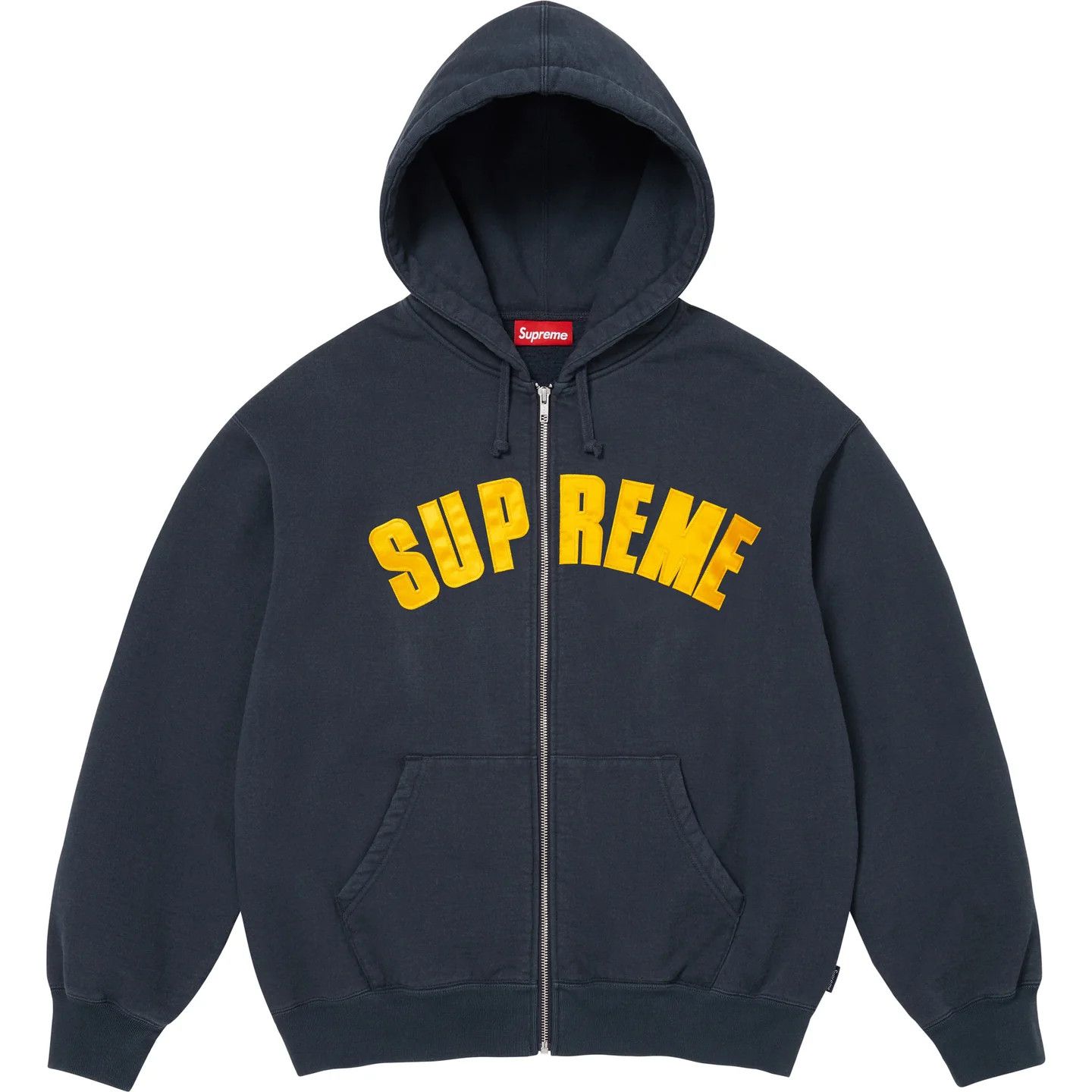 Supreme Supreme SALEM Zip Up Hooded Sweatshirt Navy Size XXL | Grailed