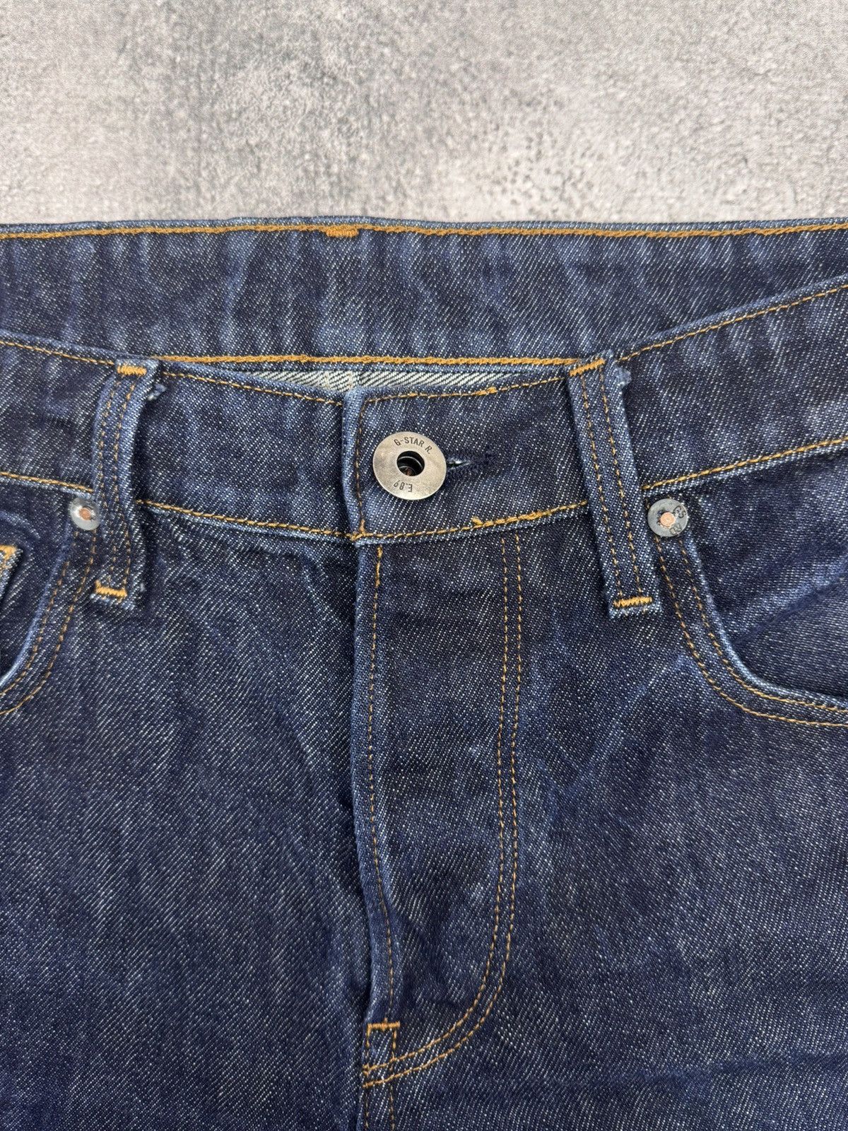 G-Star G-Star Raw Men 3301 Straight Denim Jeans Dark Blue W31 Size US 31 - 8 Thumbnail