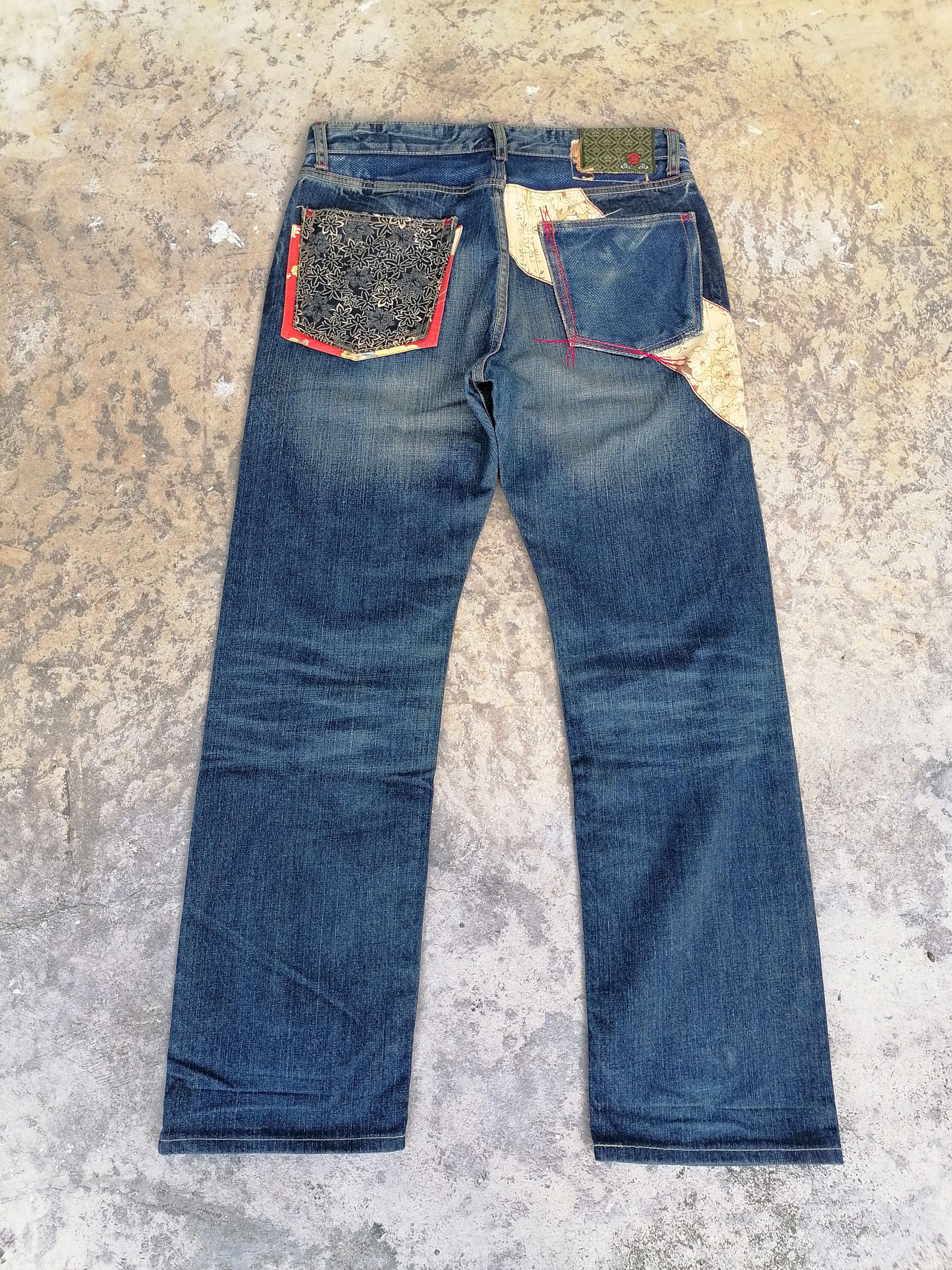 Japanese Brand Made in Japan Eternal Sashiko Denim Pants Size US 32 / EU 48 - 6 Thumbnail