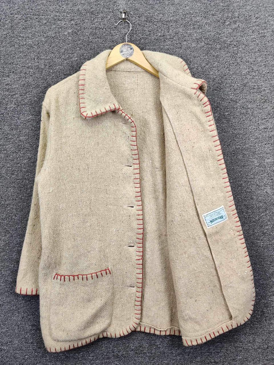 Vintage Vintage Michigan Wool Button Coat Jacket Size US M / EU 48-50 / 2 - 7 Thumbnail