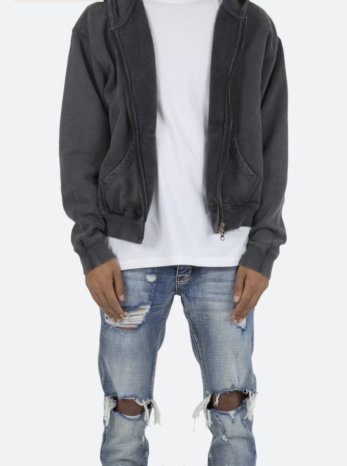 MNML Grey vintage staple mnml hoodie Size US M / EU 48-50 / 2 - 5 Thumbnail