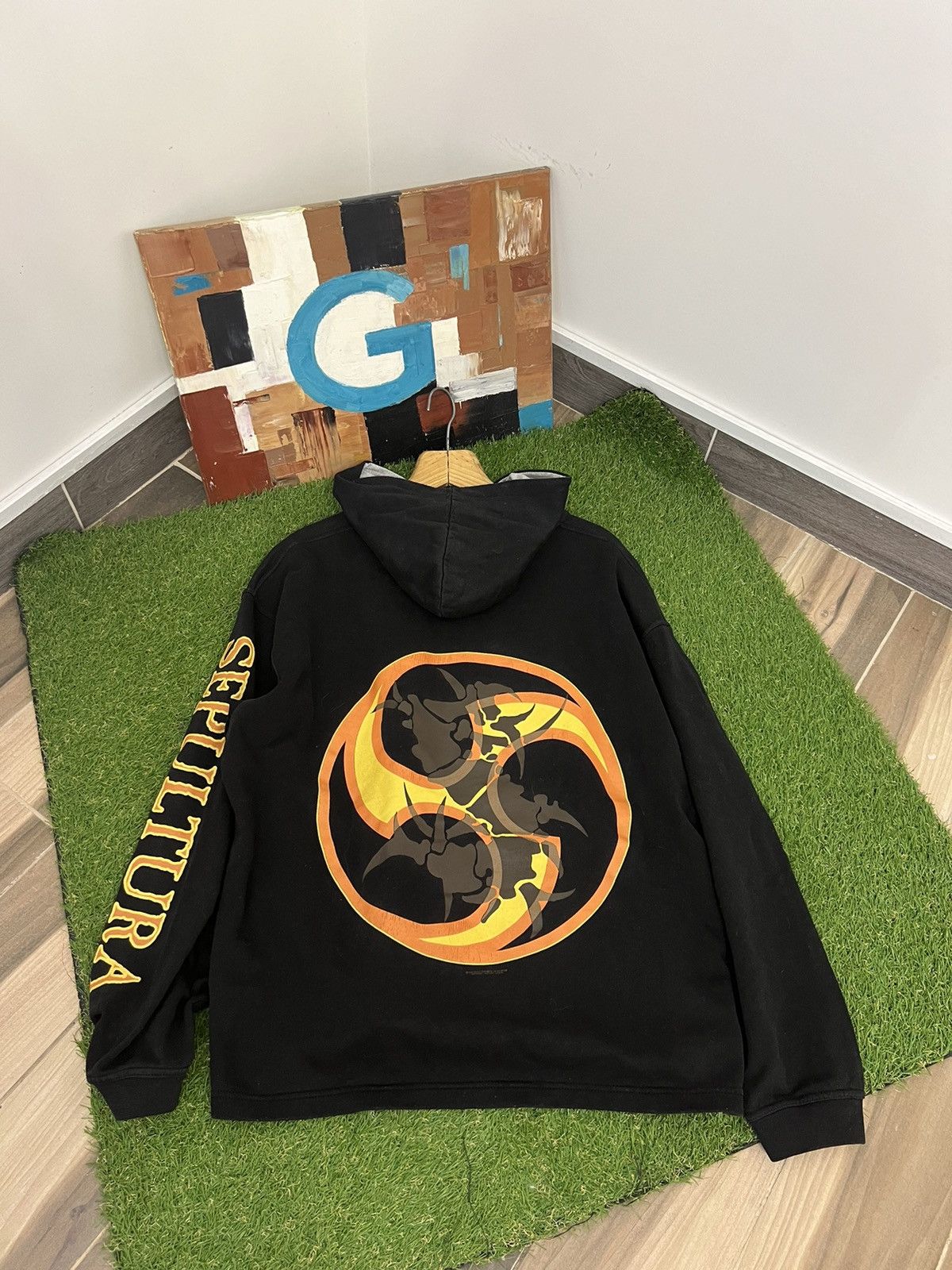 Vintage 1993 / 1998 Sepultura Rock Band Hoodie