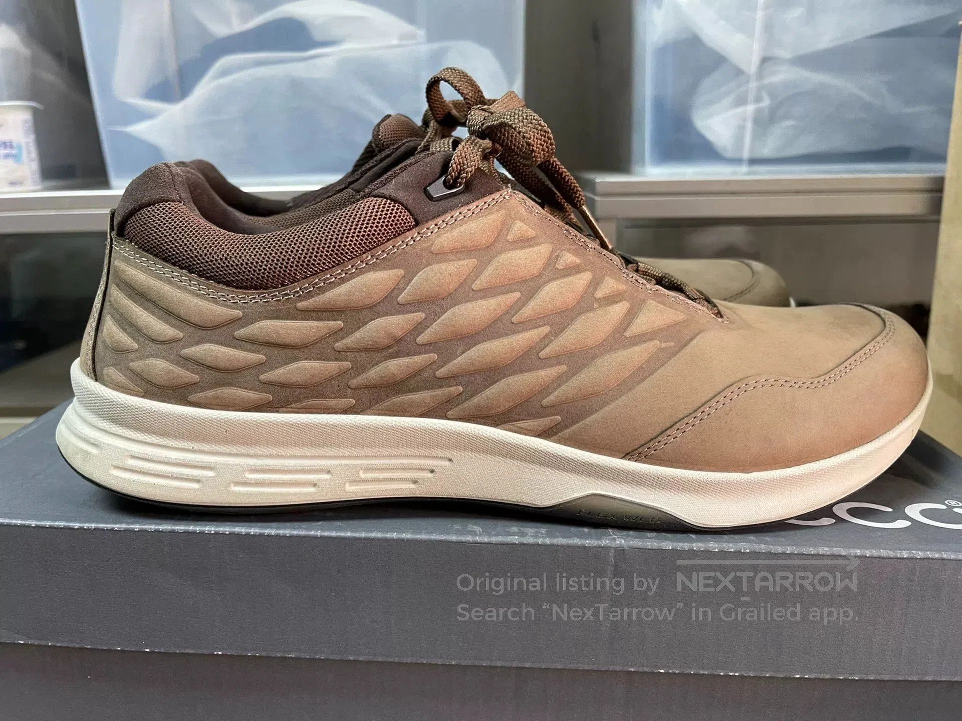 Ecco ECCO Men's Casual Yak Leather Sneakers. Size US 10 / EU 43 - 4 Thumbnail