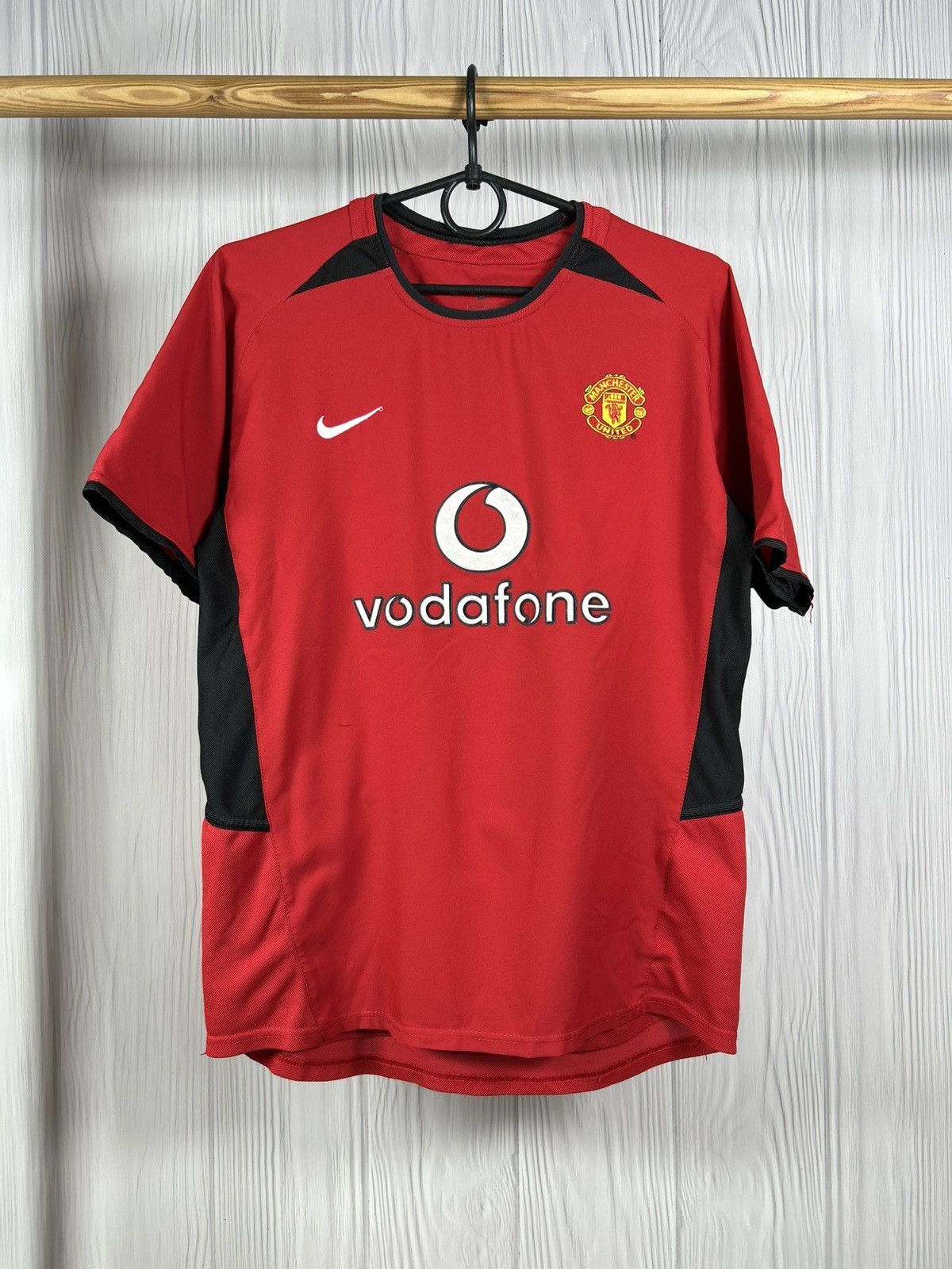 Nike Vintage Manchester United 2002/04 Vodafone Jersey Sz Boys L Size US L / EU 52-54 / 3 - 1 Thumbnail