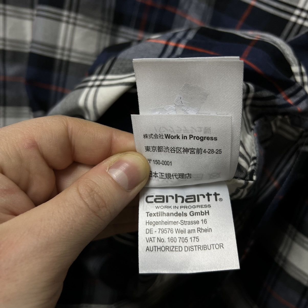 Carhartt × Carhartt Wip Carhartt WIP L/S Steen Shirt Plaid y2k Size US L / EU 52-54 / 3 - 13 Thumbnail