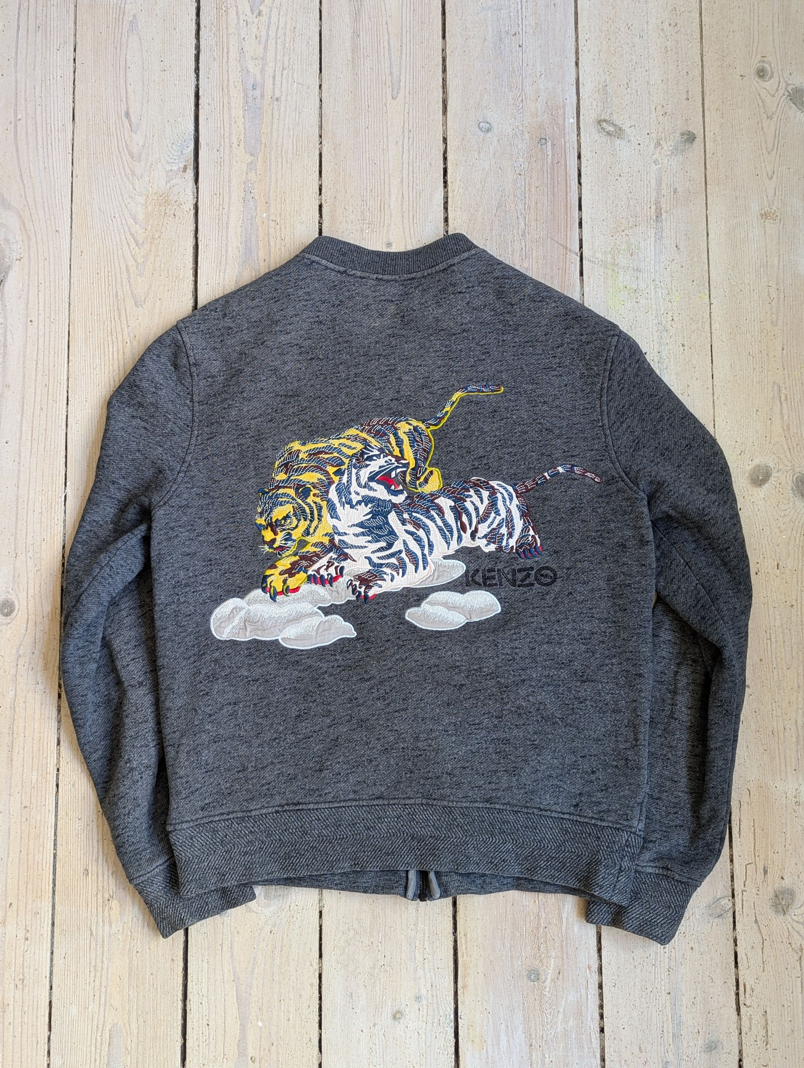 Kenzo Kenzo Embroidered Sweat Bomber Size US M / EU 48-50 / 2 - 2 Thumbnail